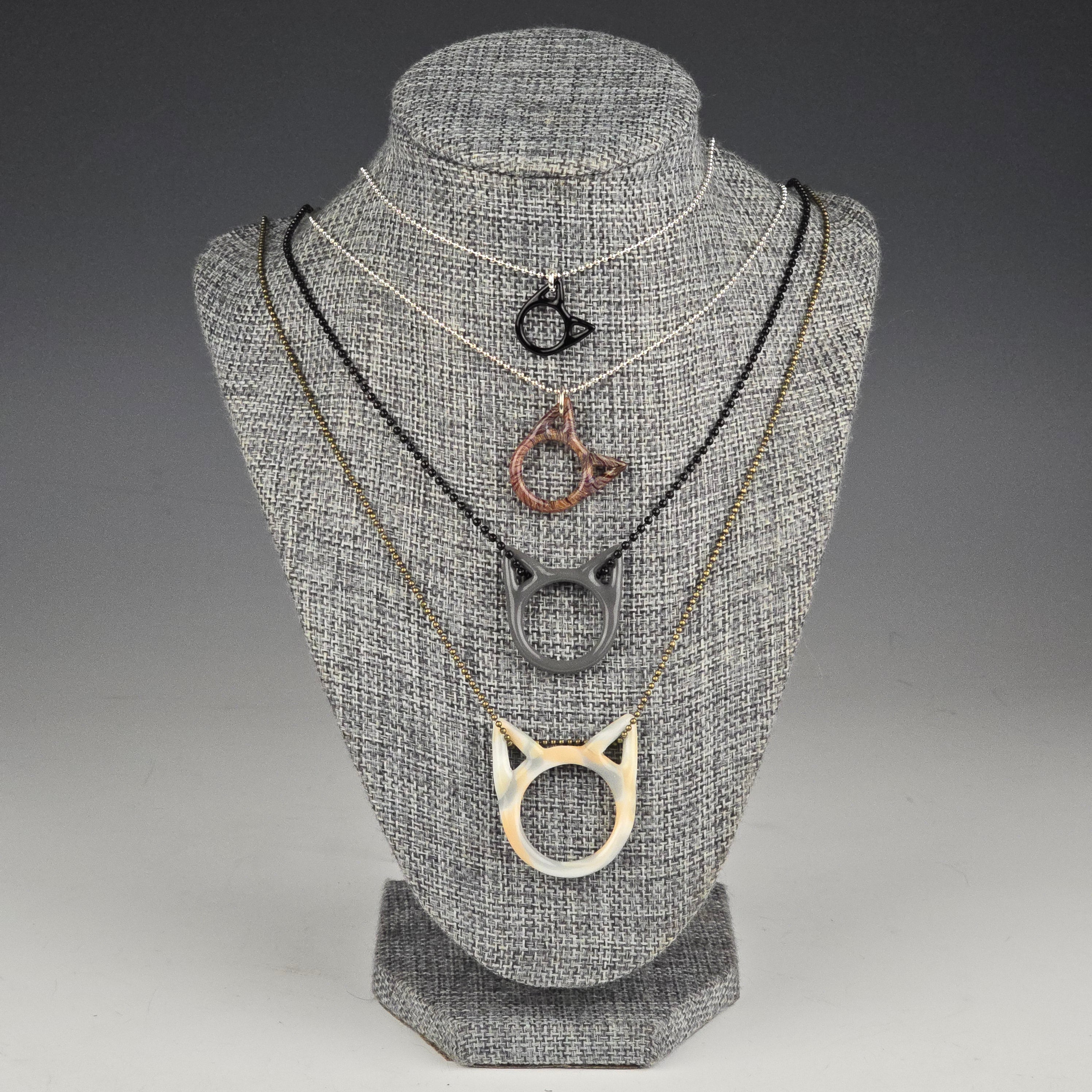 Kitty Face Pendants – Spiller Woods