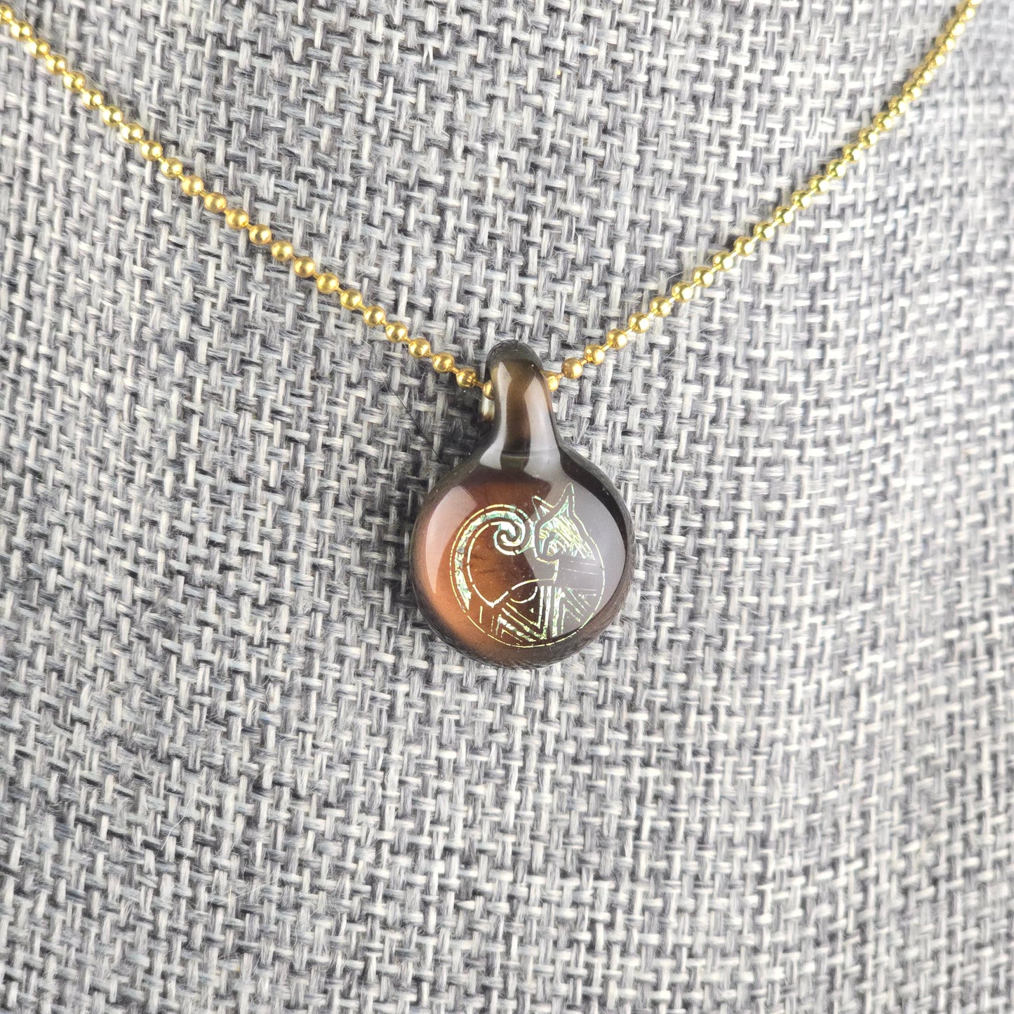 Mini Gold Aztec Dichro: Electrum
