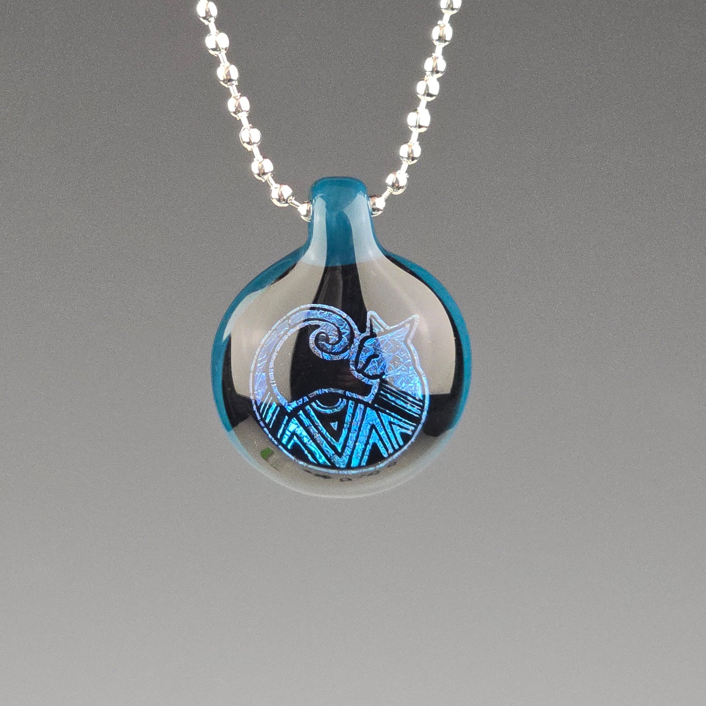 Blue Aztec Dichro: Galaxy Peacock