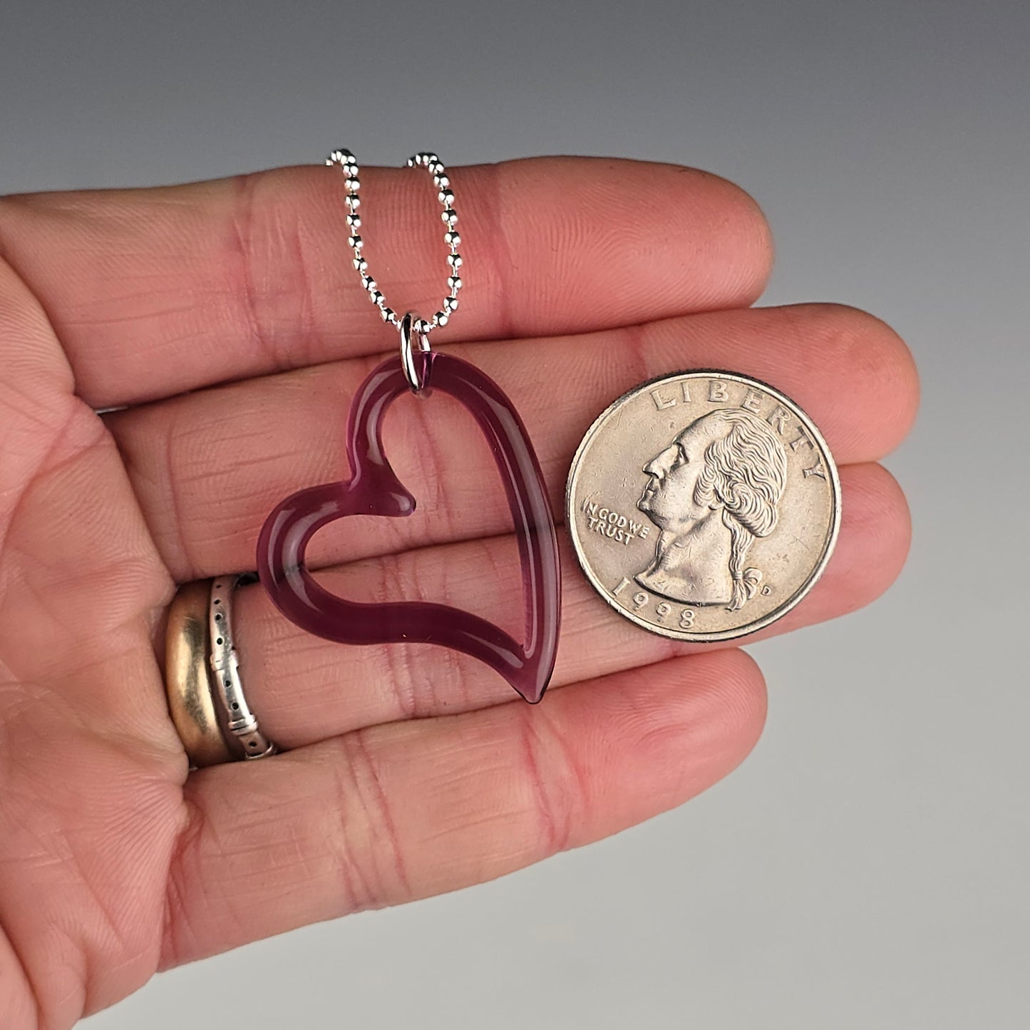 Amethyst Heart