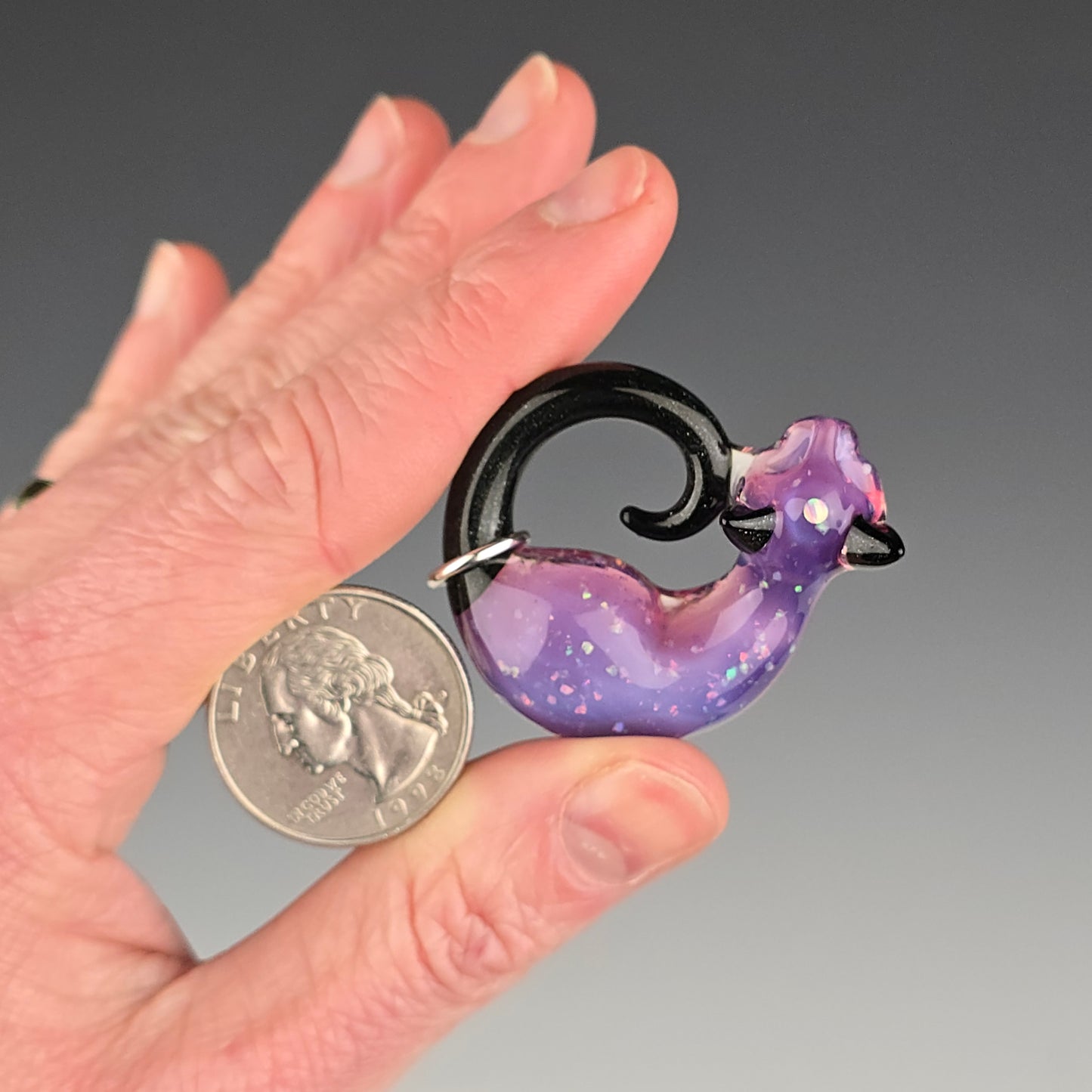 Stargazer Opal 3rd Eye Kitty: small