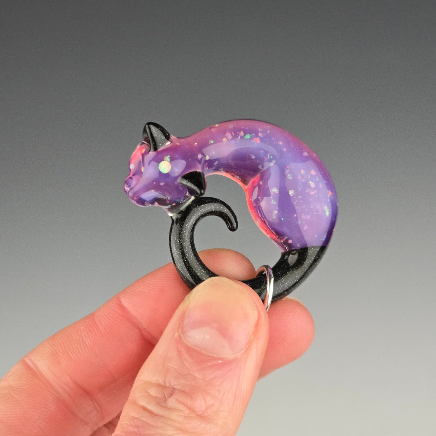 Stargazer Opal 3rd Eye Kitty: small