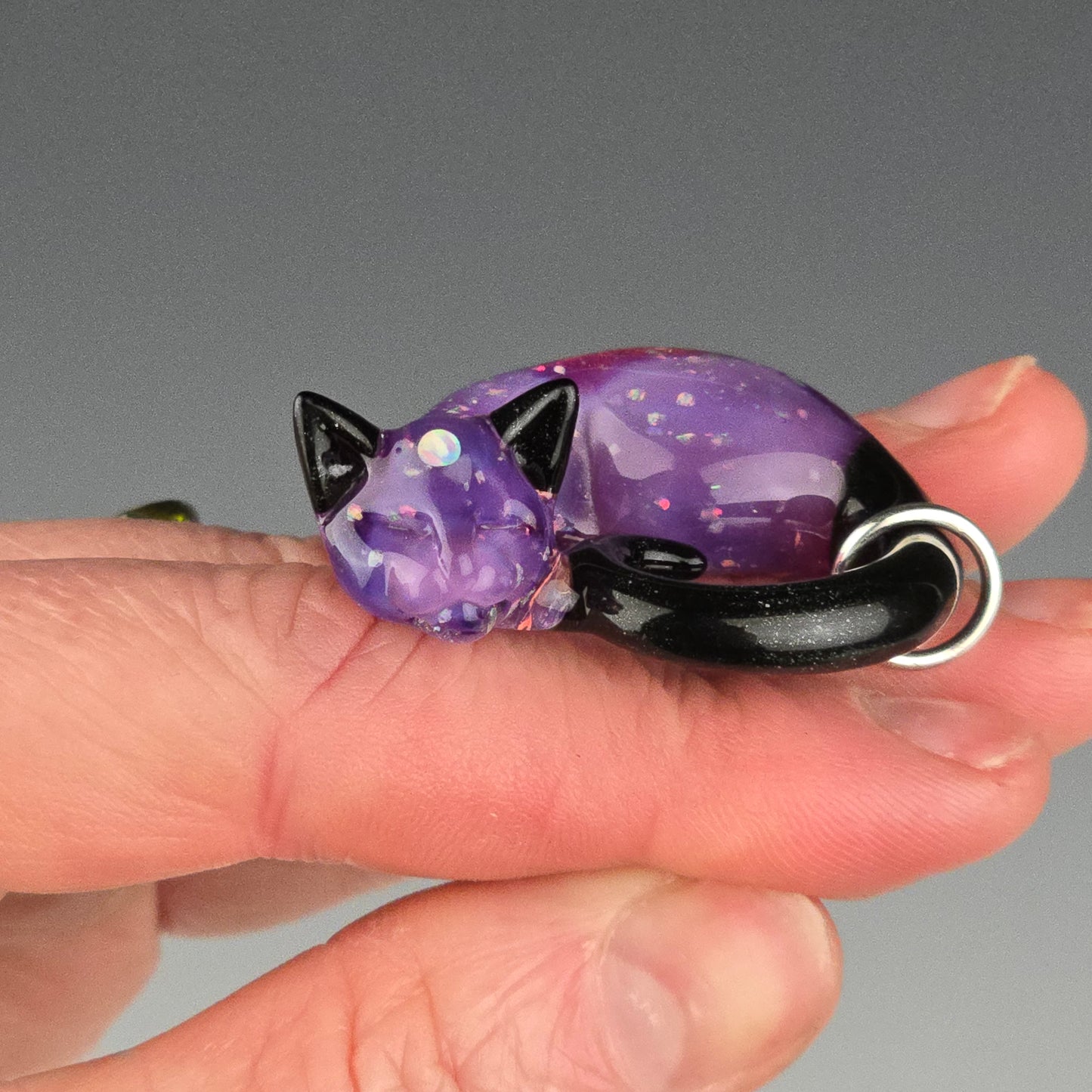 Stargazer Opal 3rd Eye Kitty: small