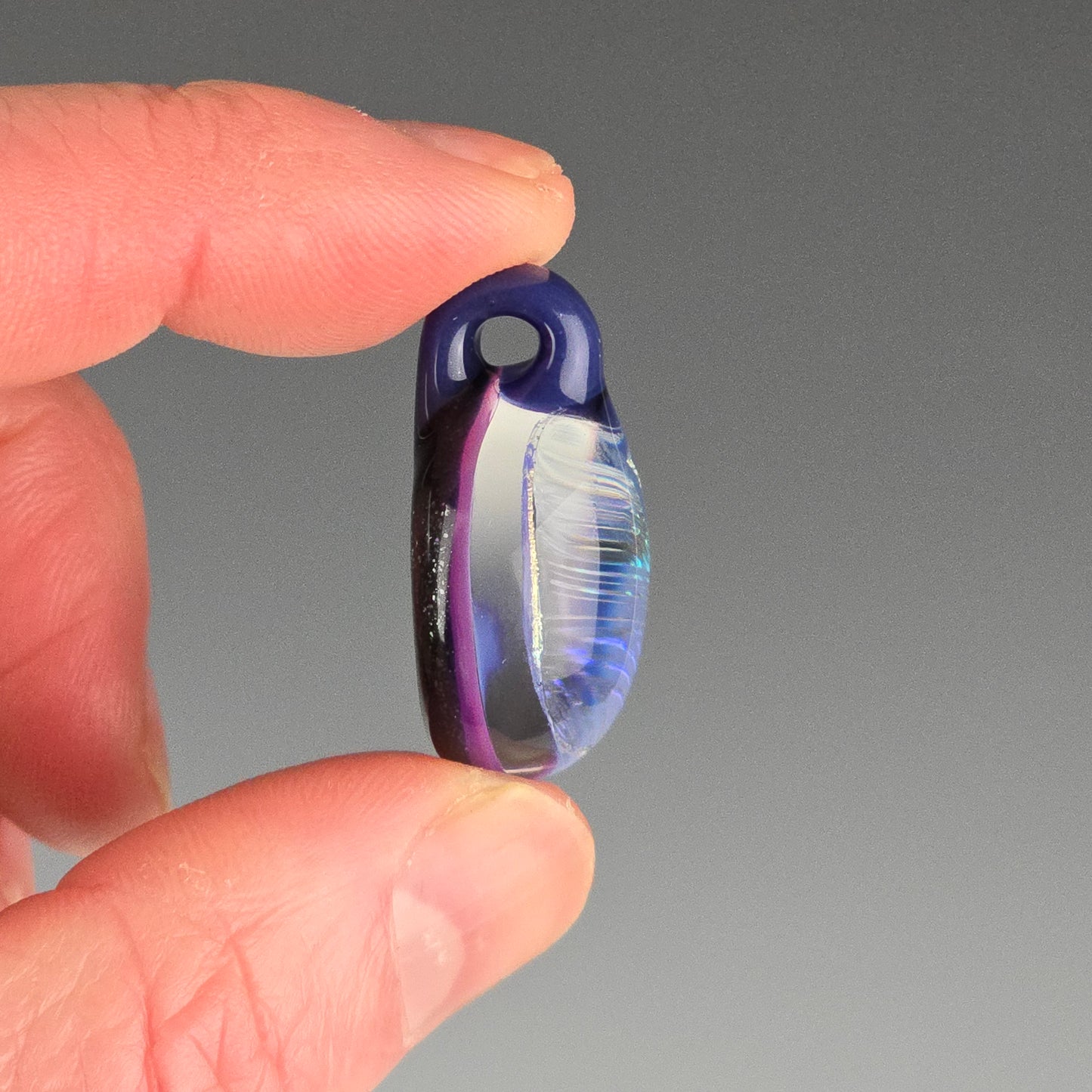 Rainbow Aztec Dichro: Wisteria Eggplant
