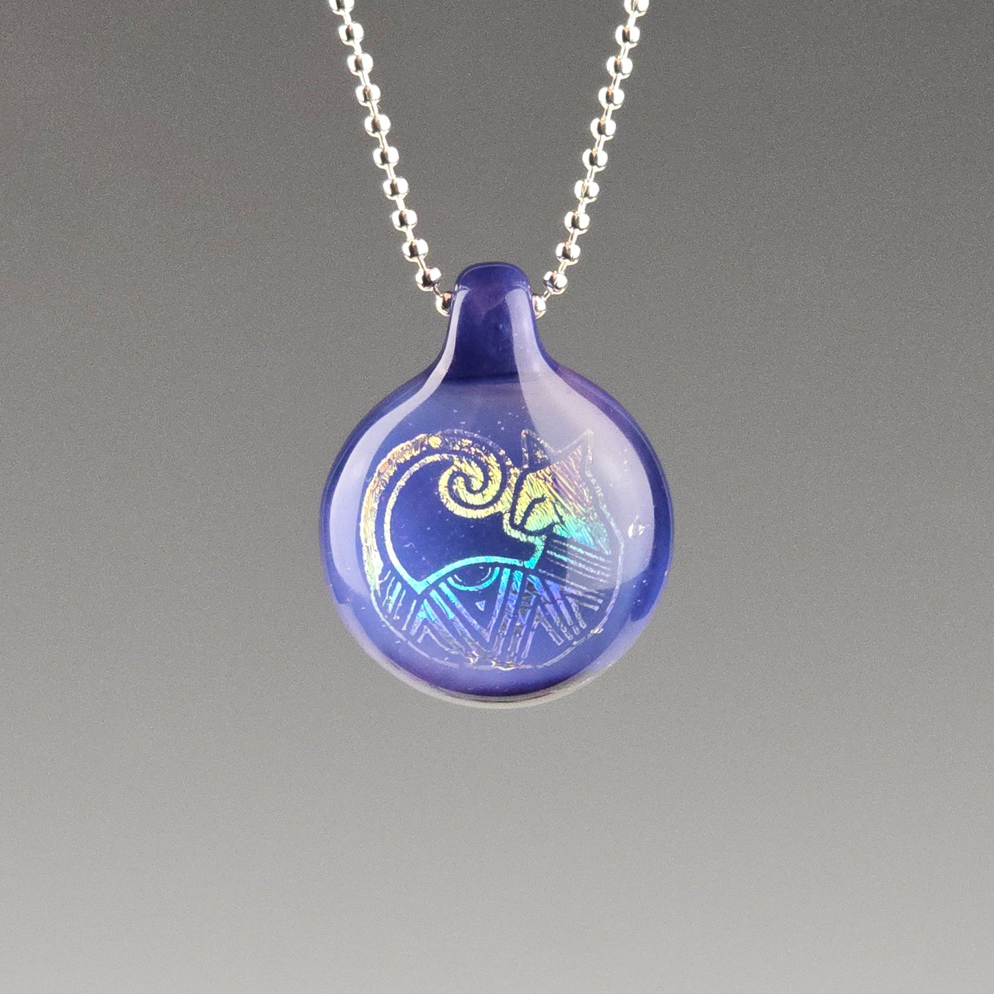 Rainbow Aztec Dichro: Wisteria Eggplant
