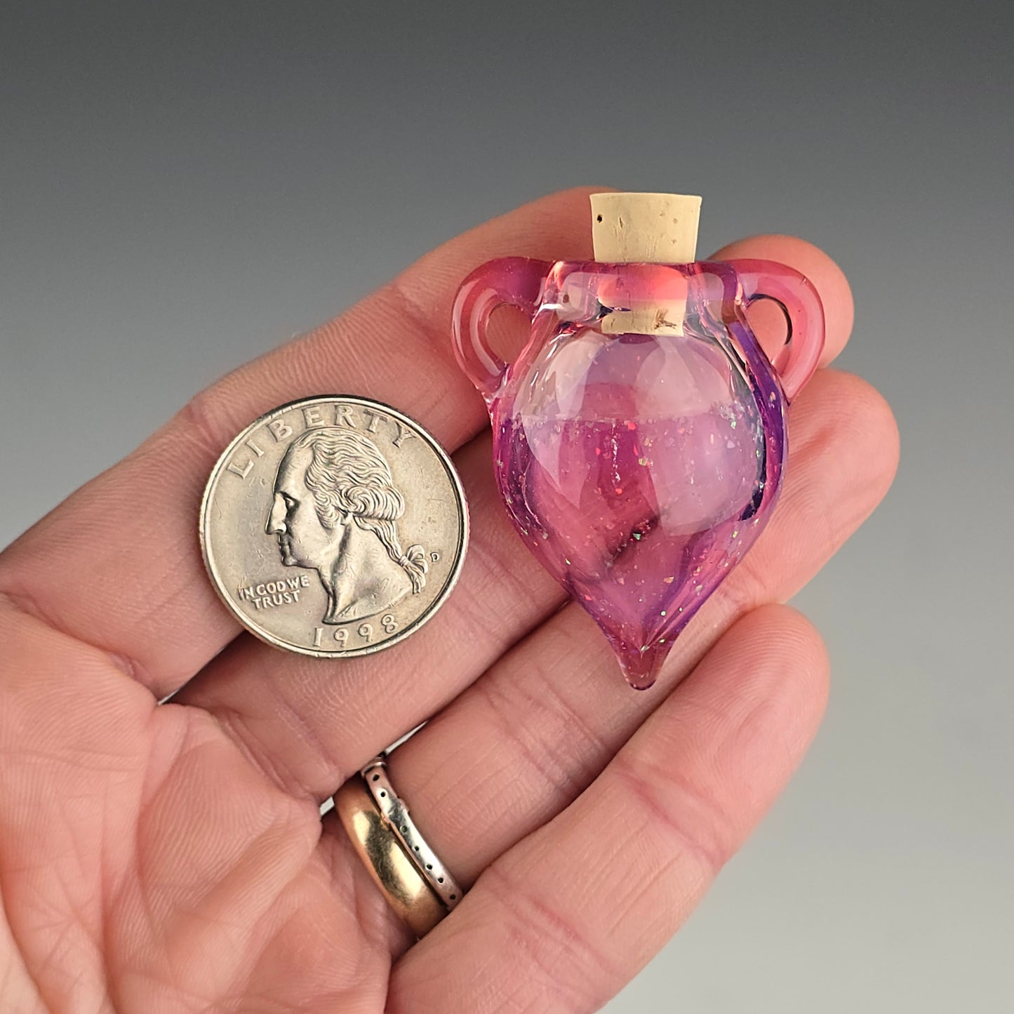 Pink Opal Hanging Keeper