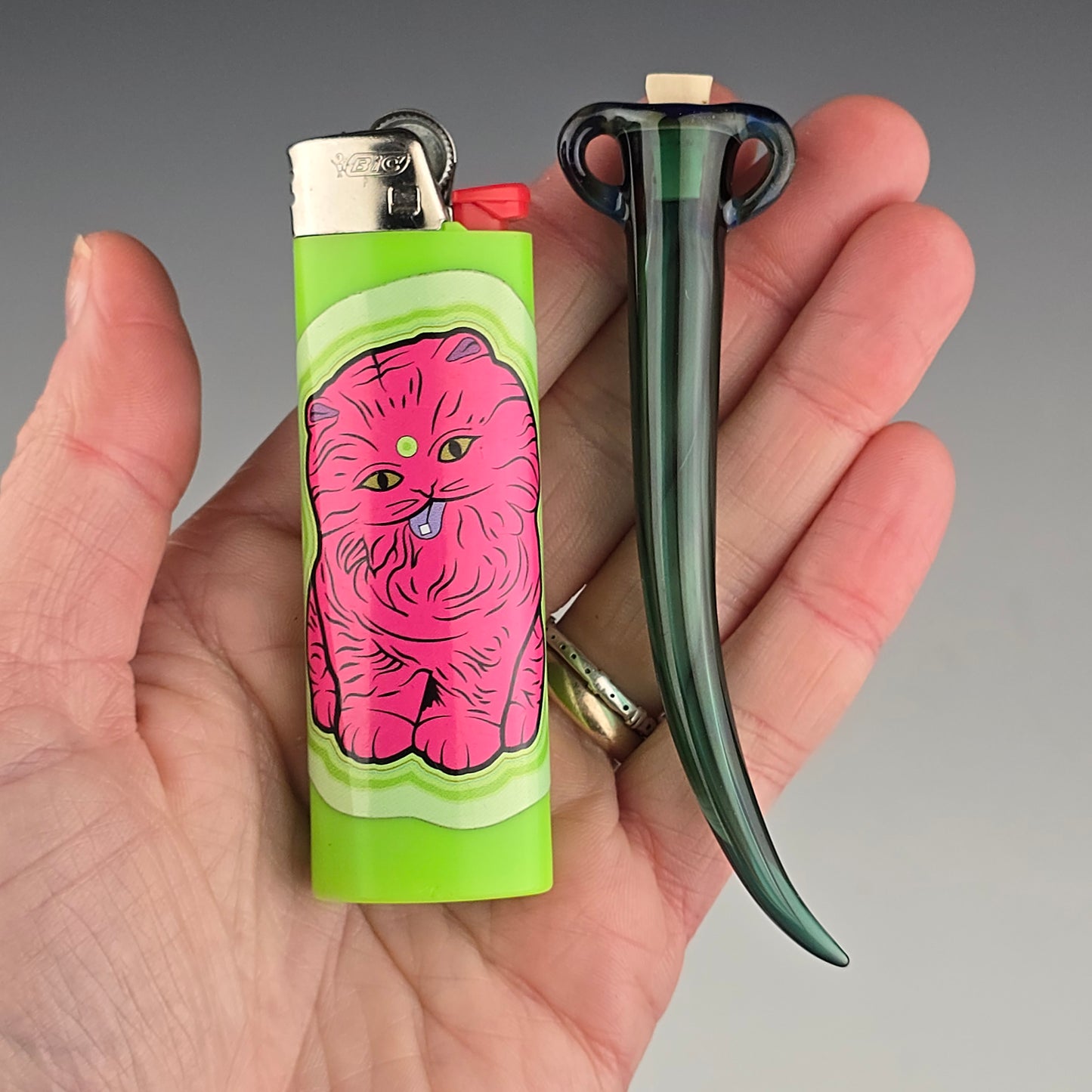 Mini Emerald Europa Whisker Keeper 3"