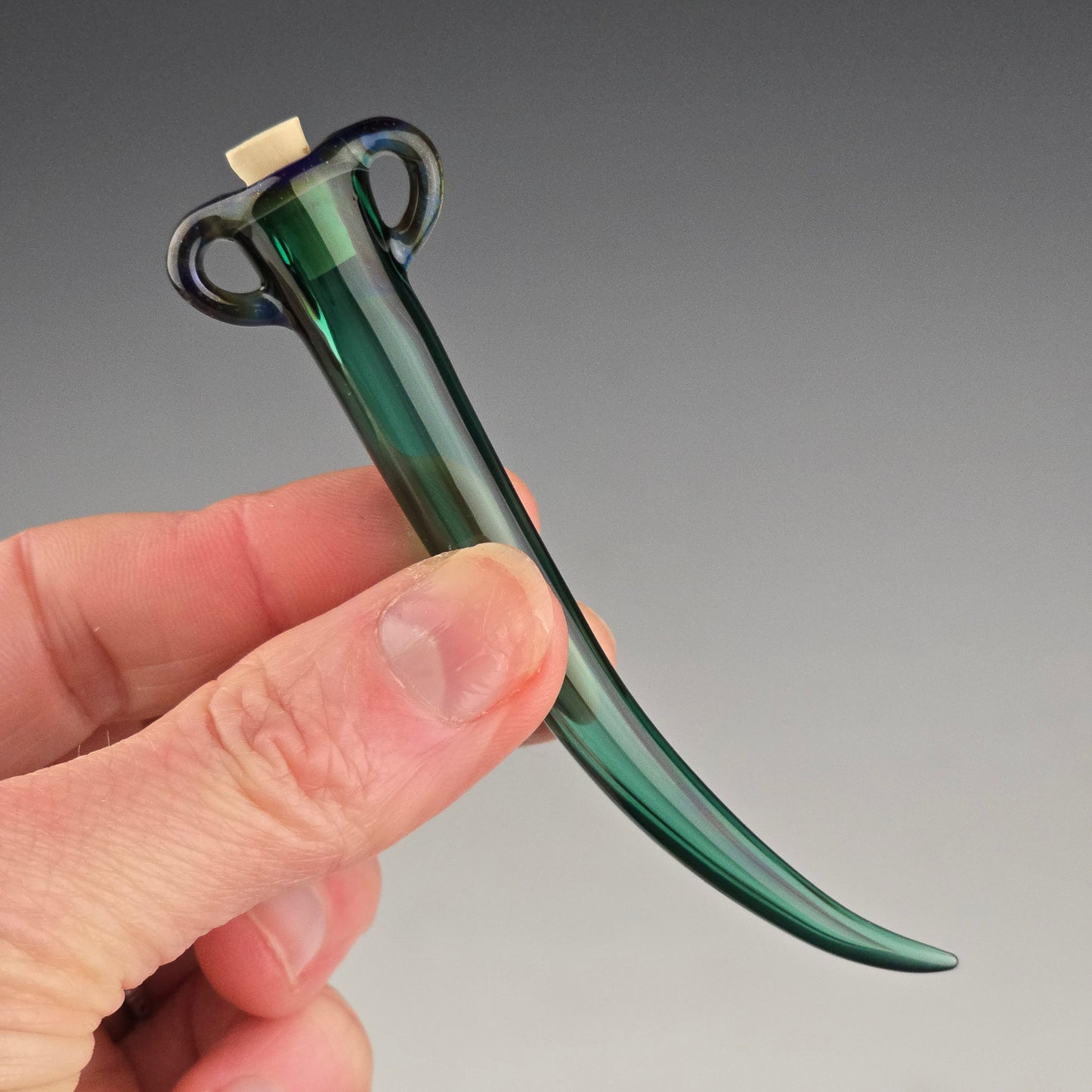 Mini Emerald Europa Whisker Keeper 3"