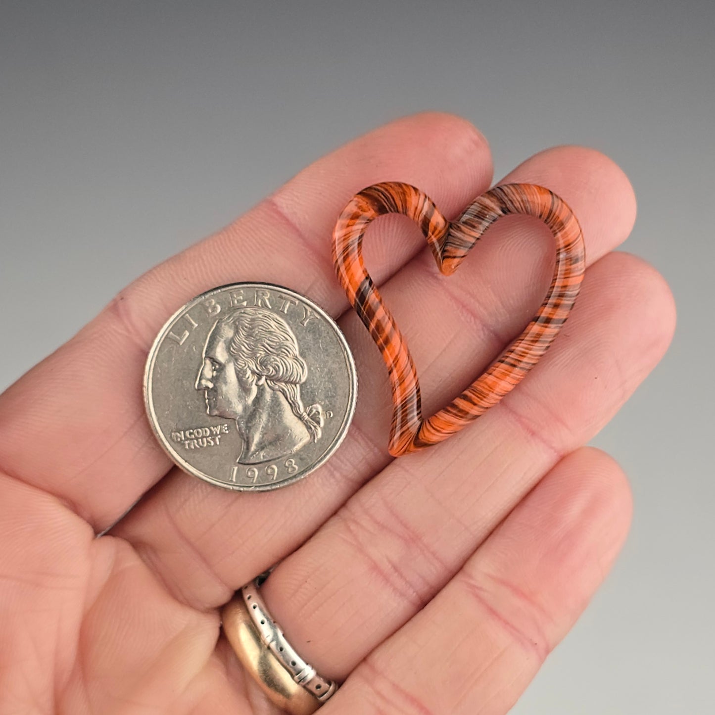 Orange Tabby Heart