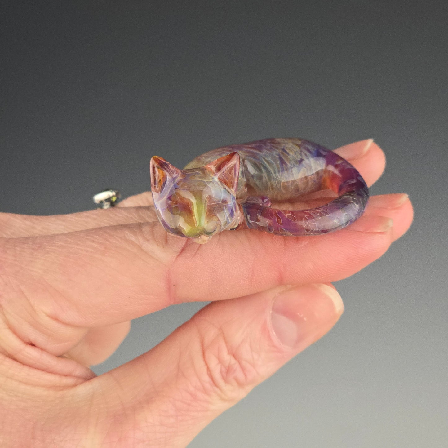 Spotted Amber Purple: large