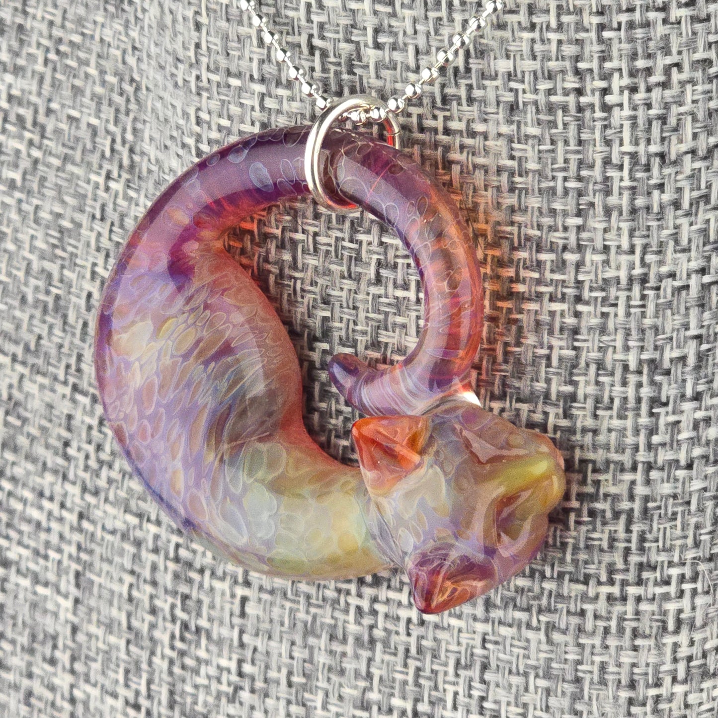 Spotted Amber Purple: large