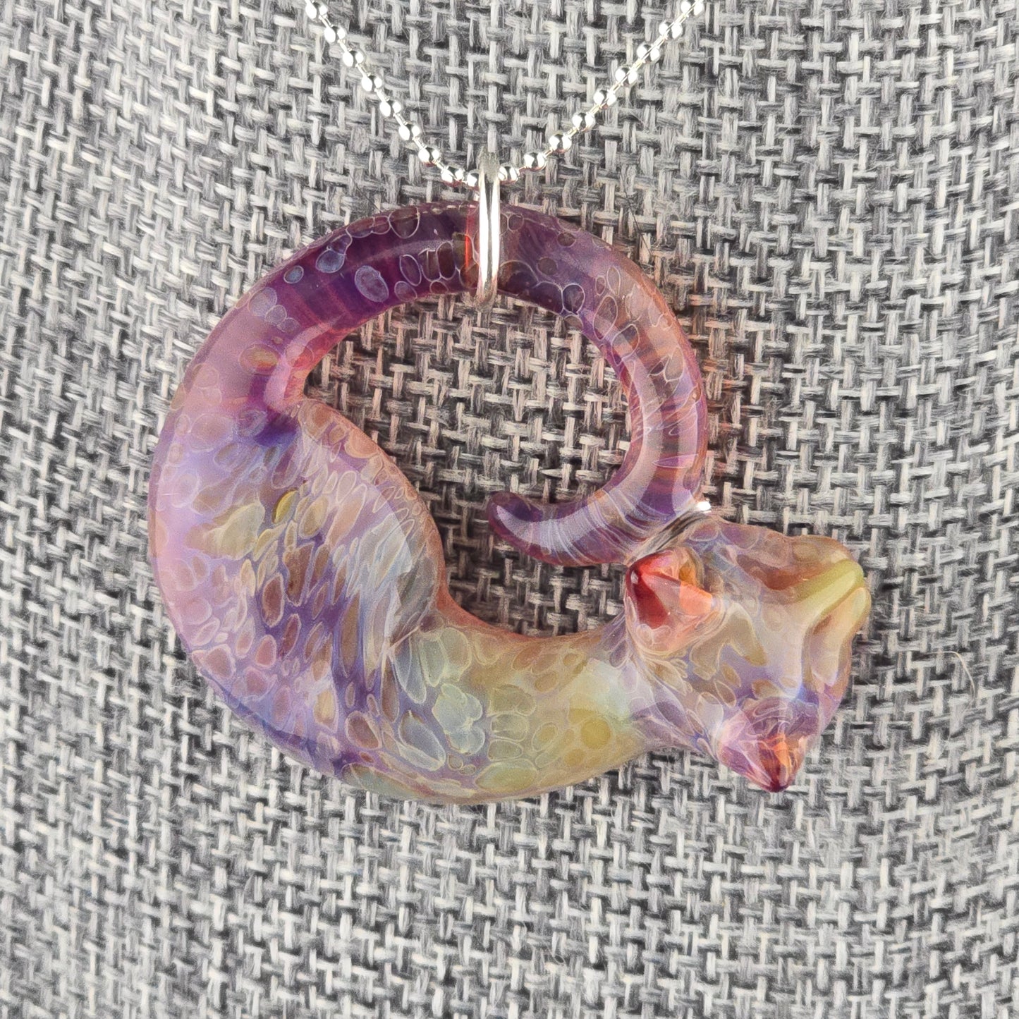 Spotted Amber Purple: large