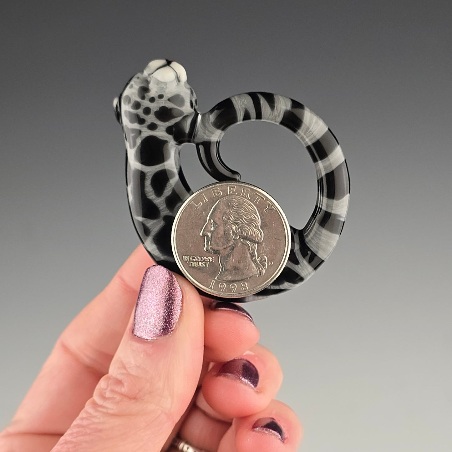 Black & Gray Swirl Tabby: large