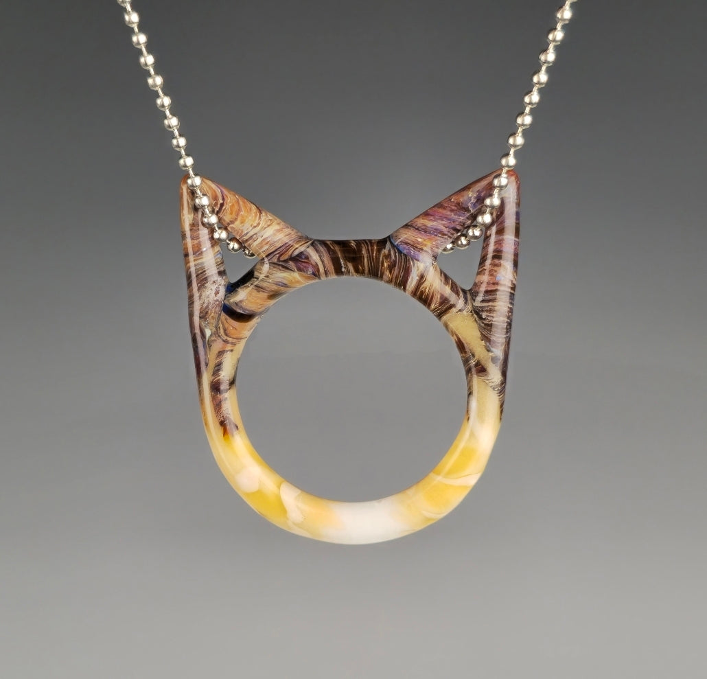 Kitty Face Pendant: Tabbico