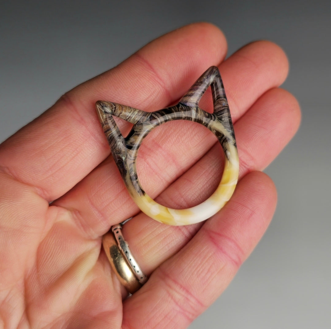 Kitty Face Pendant: Tabbico