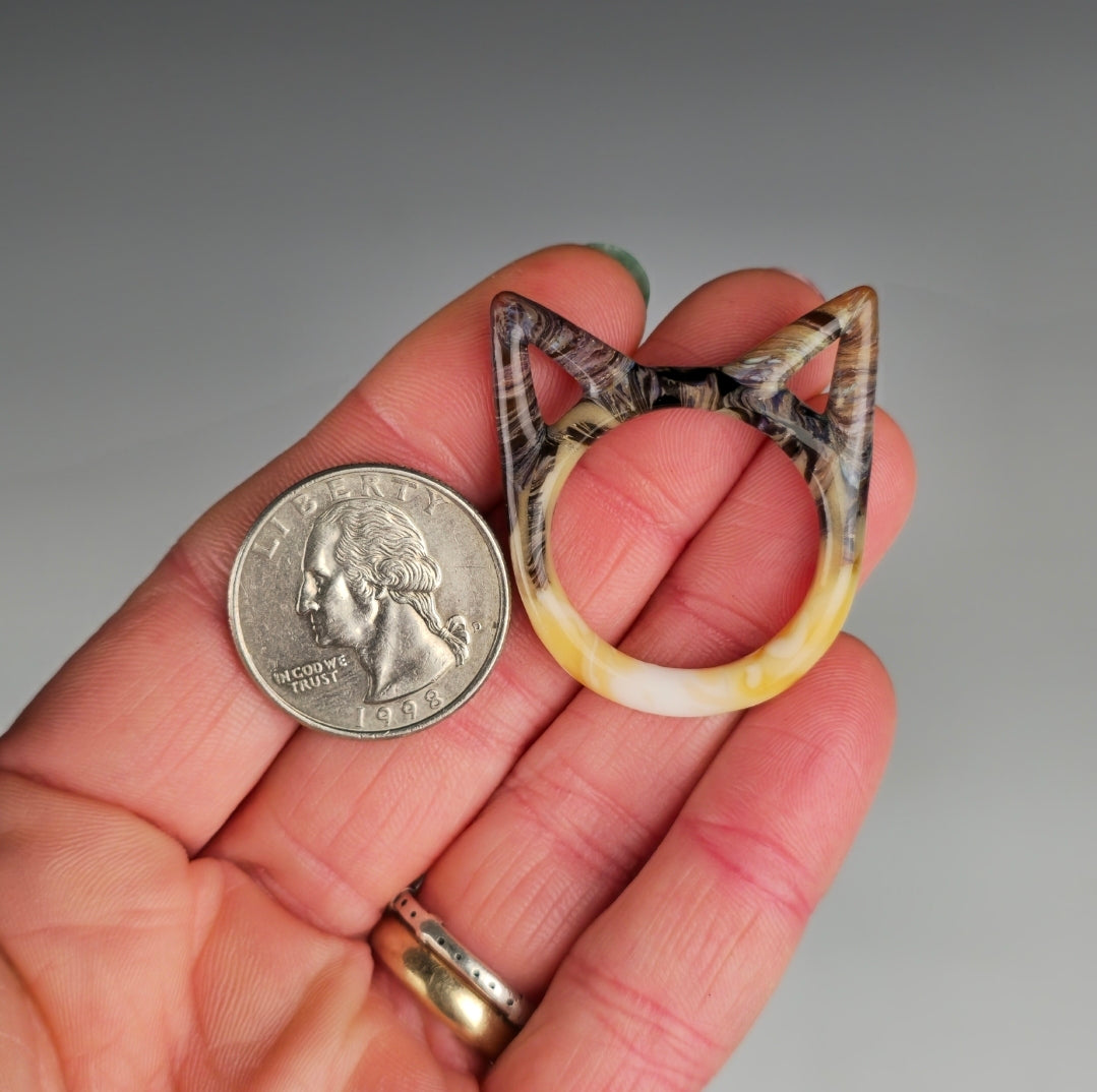 Kitty Face Pendant: Tabbico