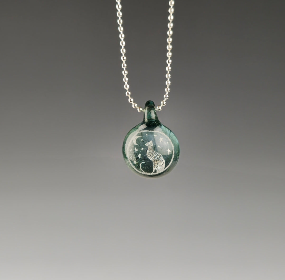 Mini Silver Dichro: Sapphire