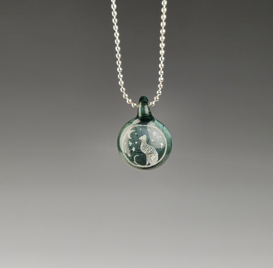 Mini Silver Dichro: Sapphire