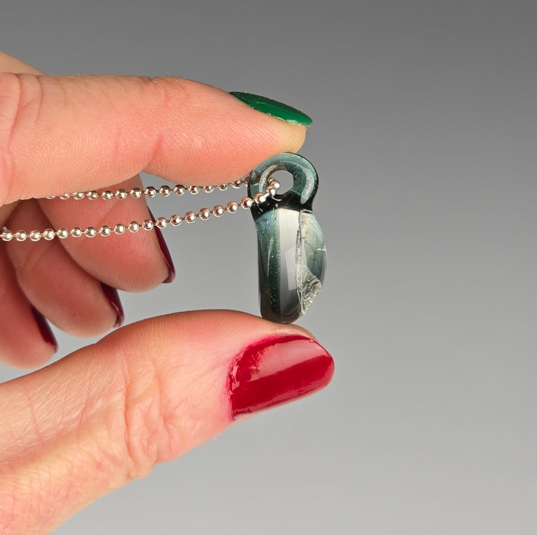Mini Silver Dichro: Sapphire