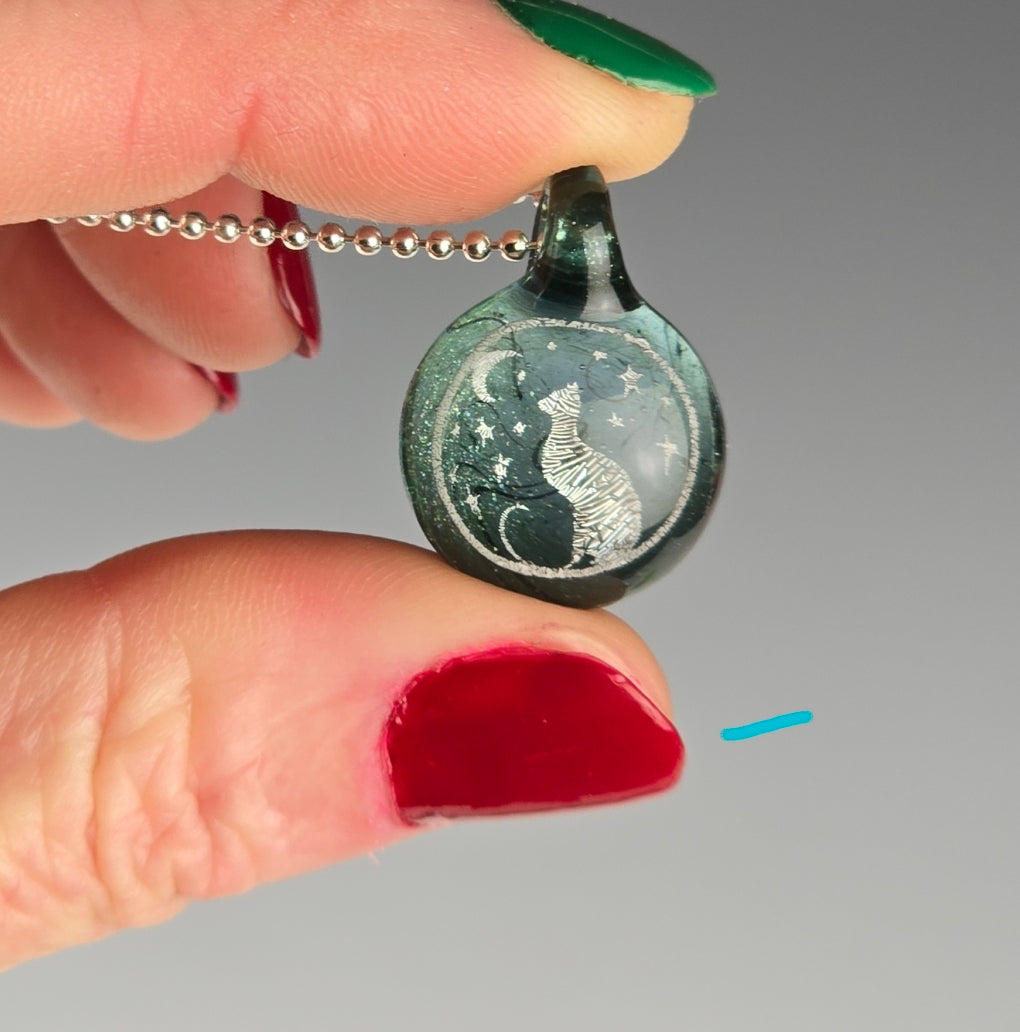 Mini Silver Dichro: Sapphire