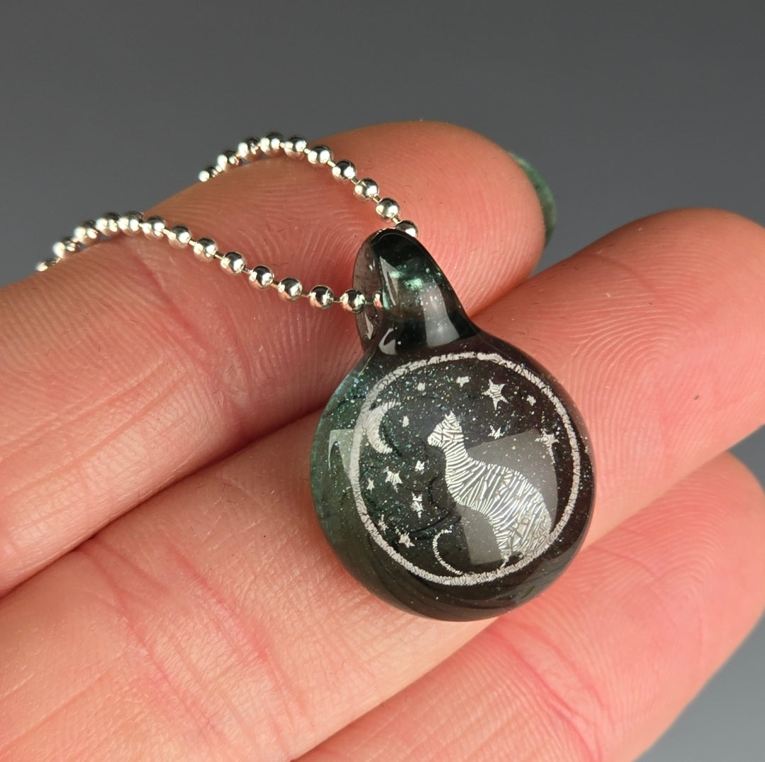 Mini Silver Dichro: Sapphire