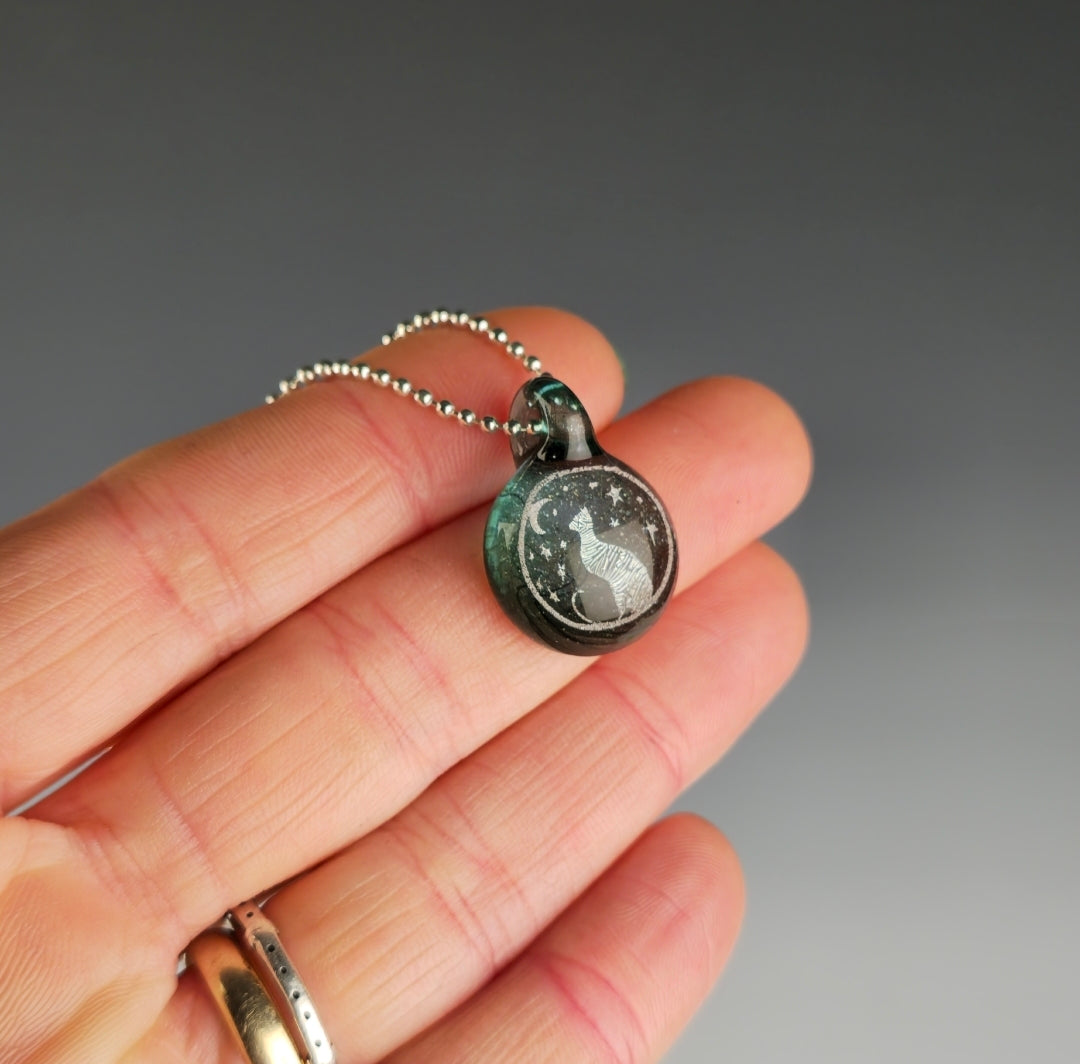 Mini Silver Dichro: Sapphire