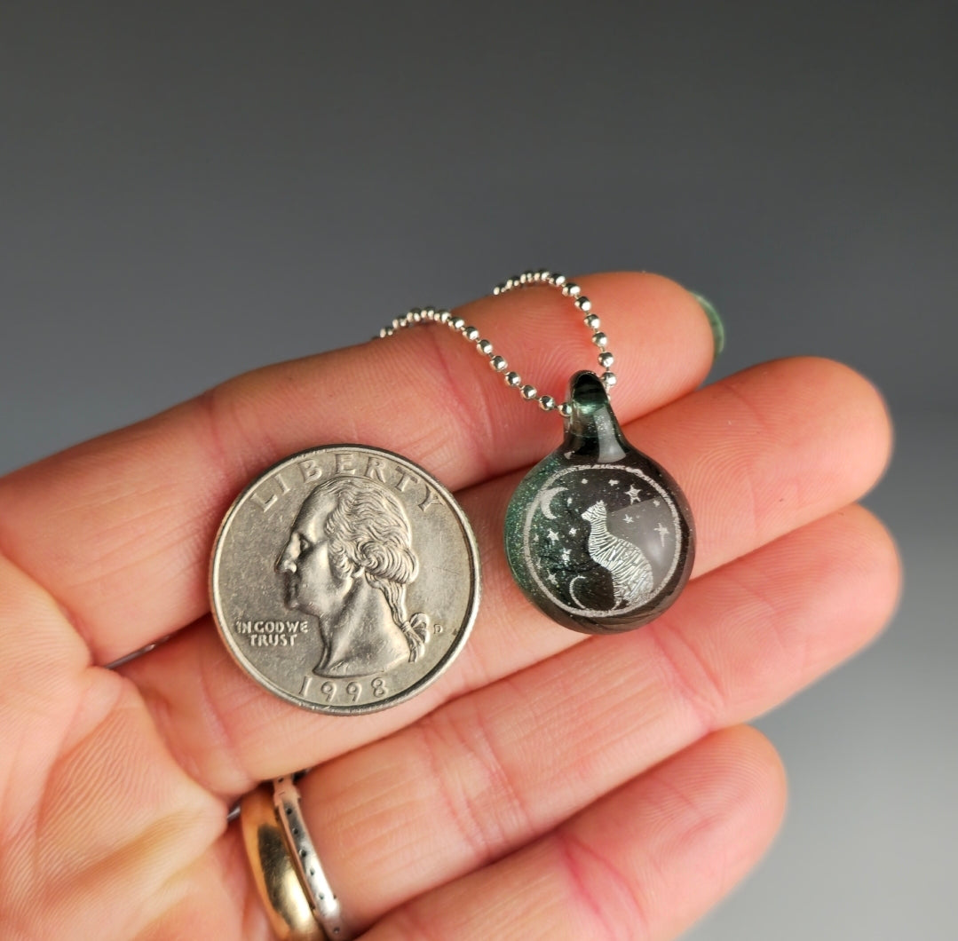 Mini Silver Dichro: Sapphire