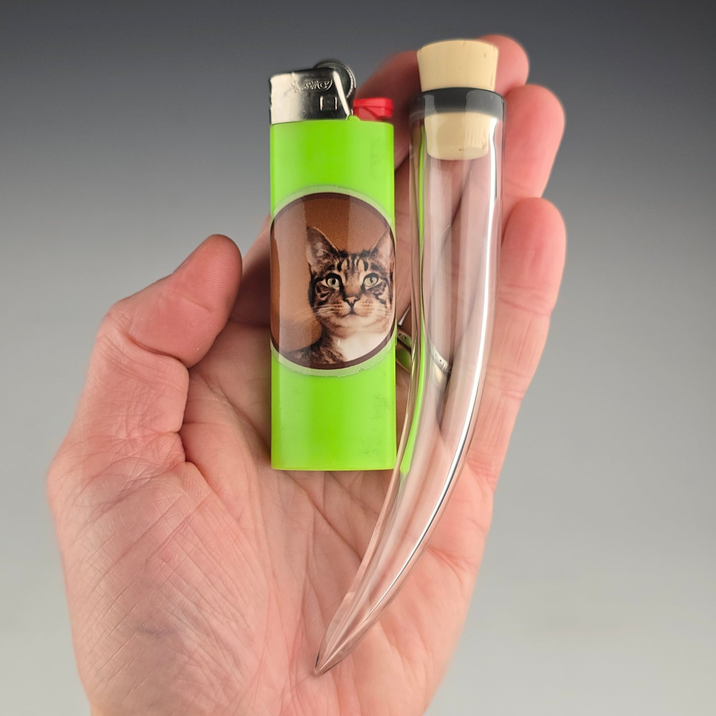 Dark Gray Whisker Keeper: 4"