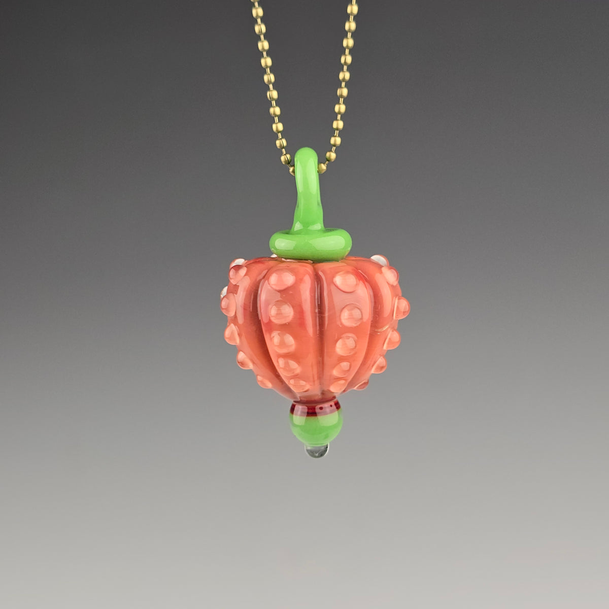 Green & Earthy Red Bauble