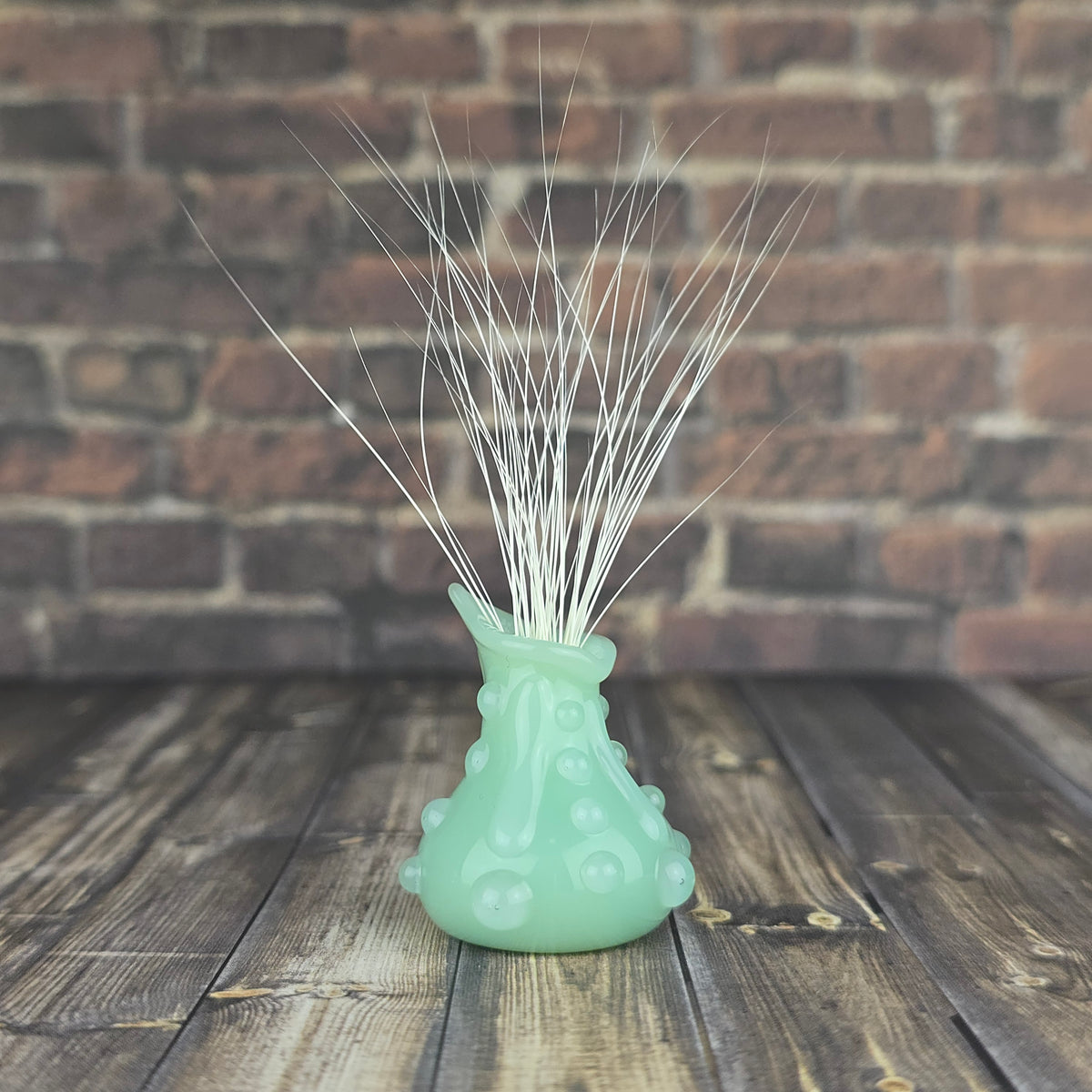 Decorative UV Jade Whisker Vase