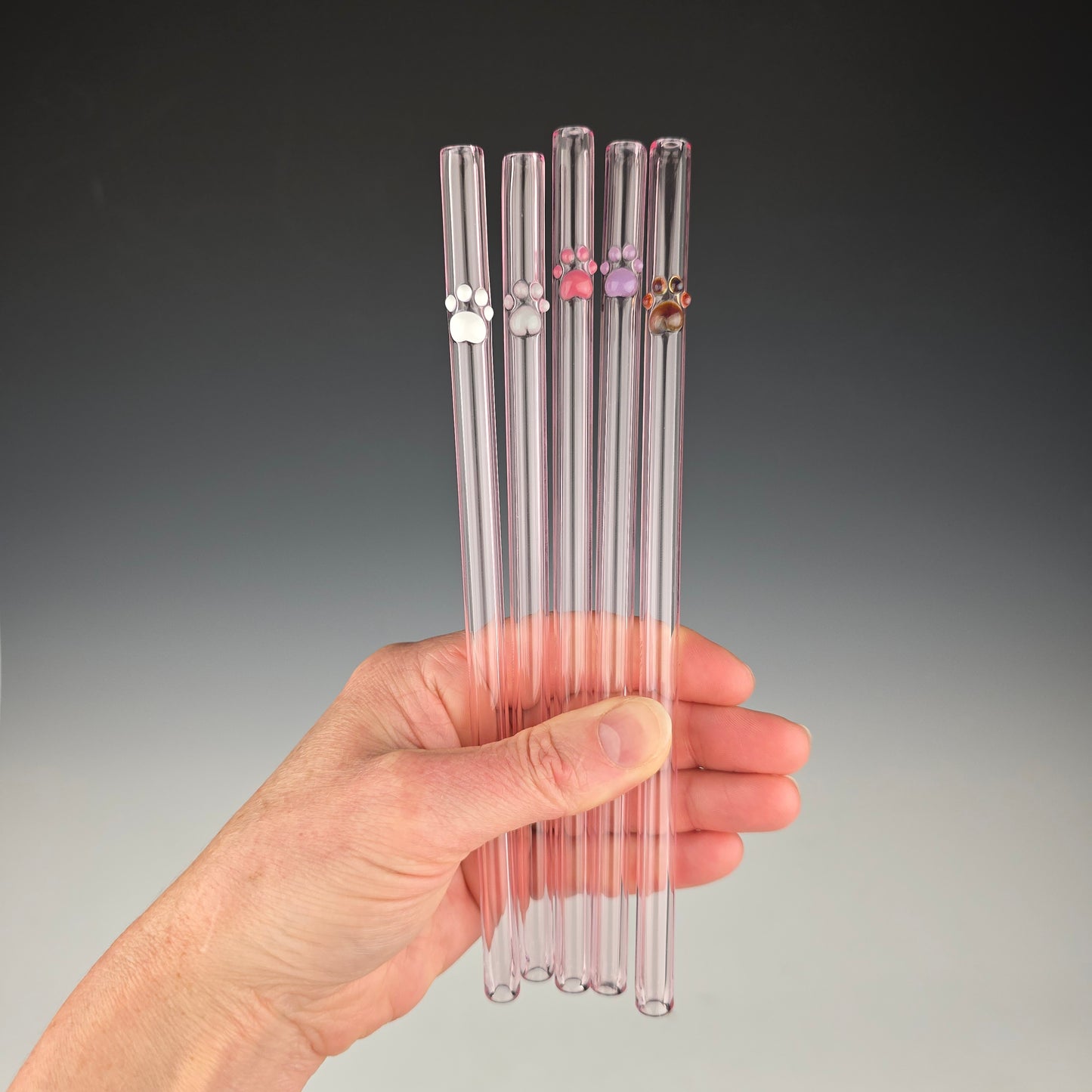 1 Paw Straw: PINT PINK