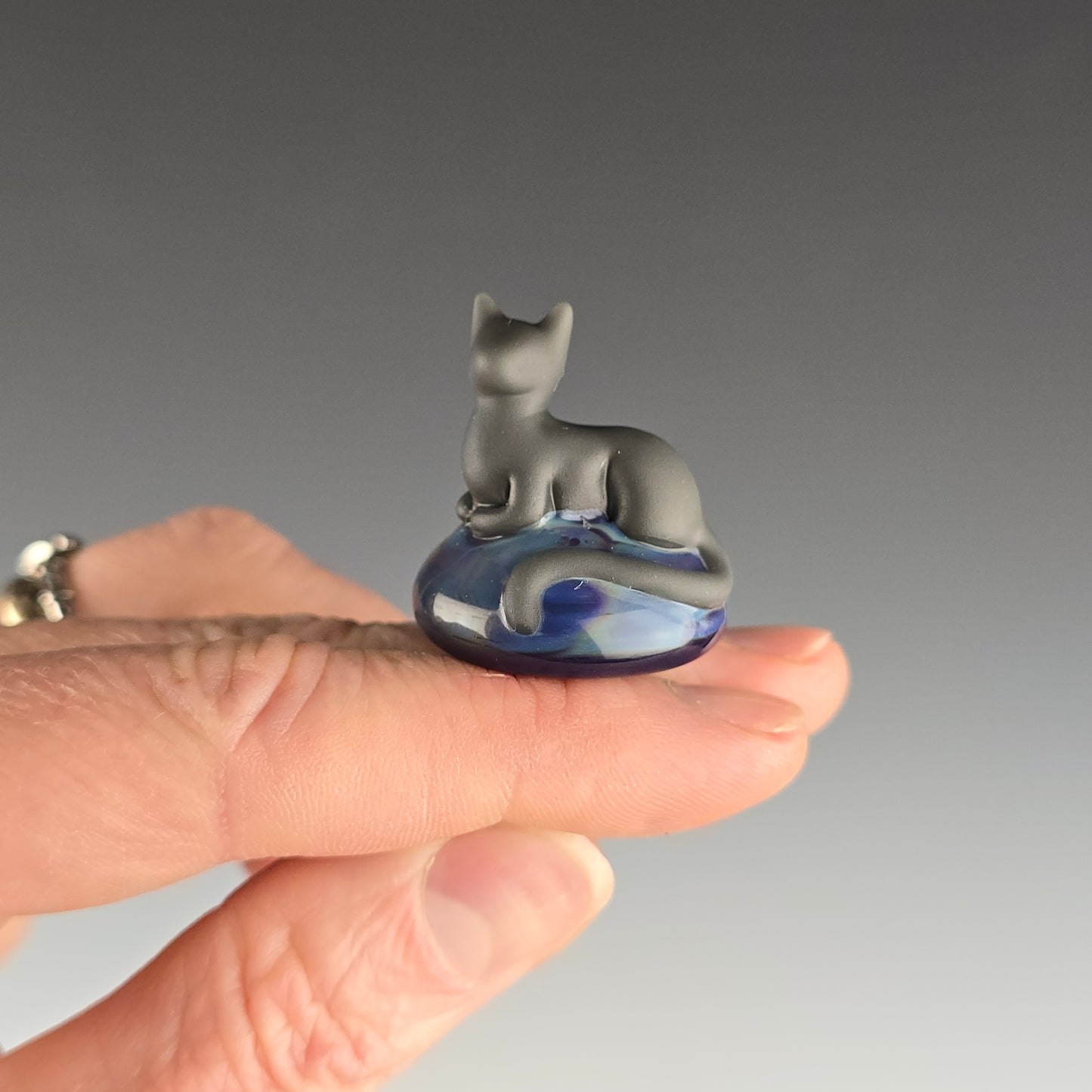 Russian Blue Statuette