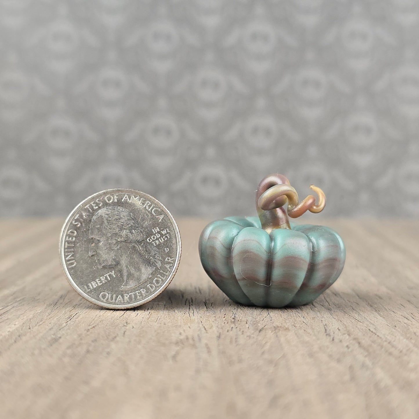 Pumpkin Trinket: Frosted Turquoise Earthy