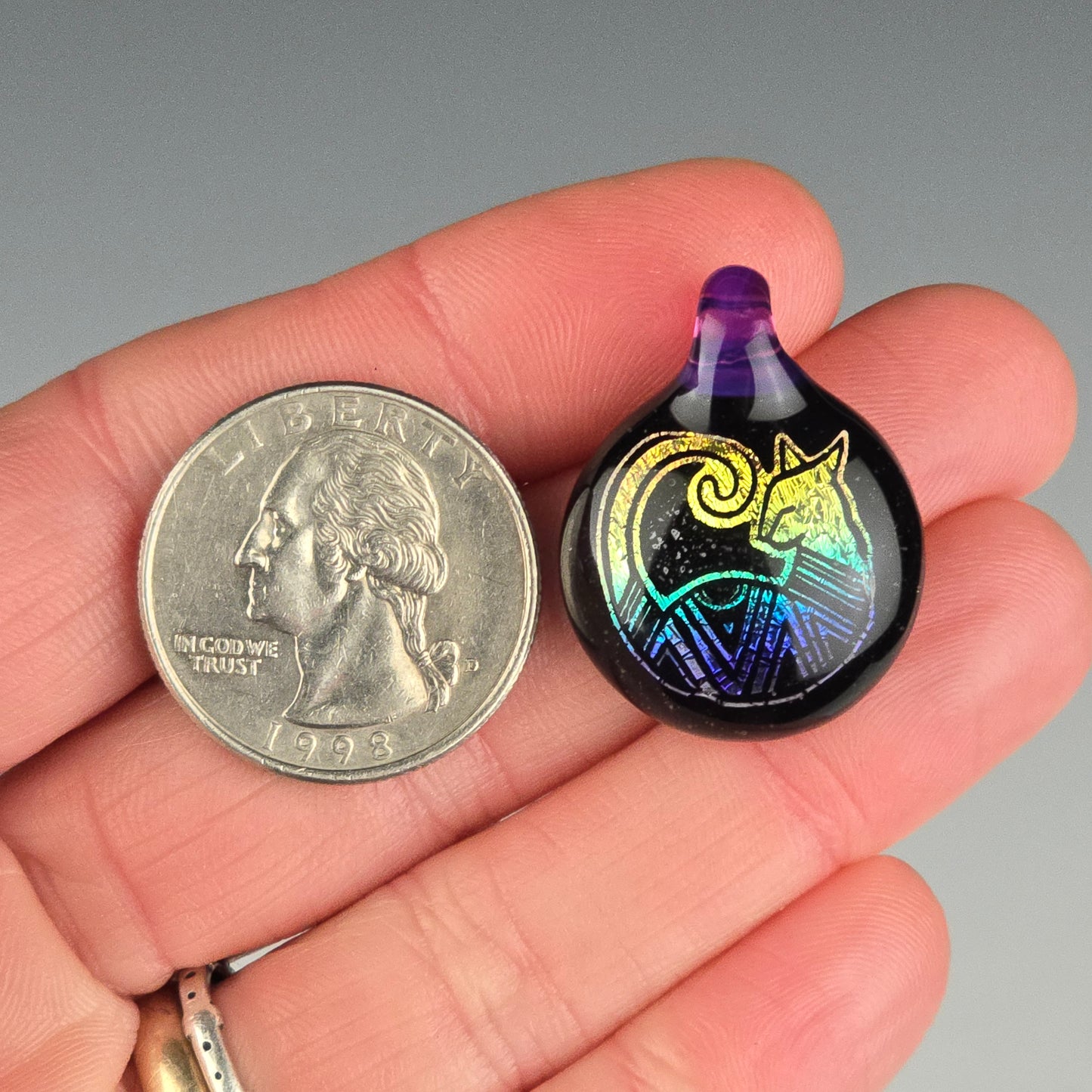 Rainbow Aztec Dichro: Galaxy Jelly