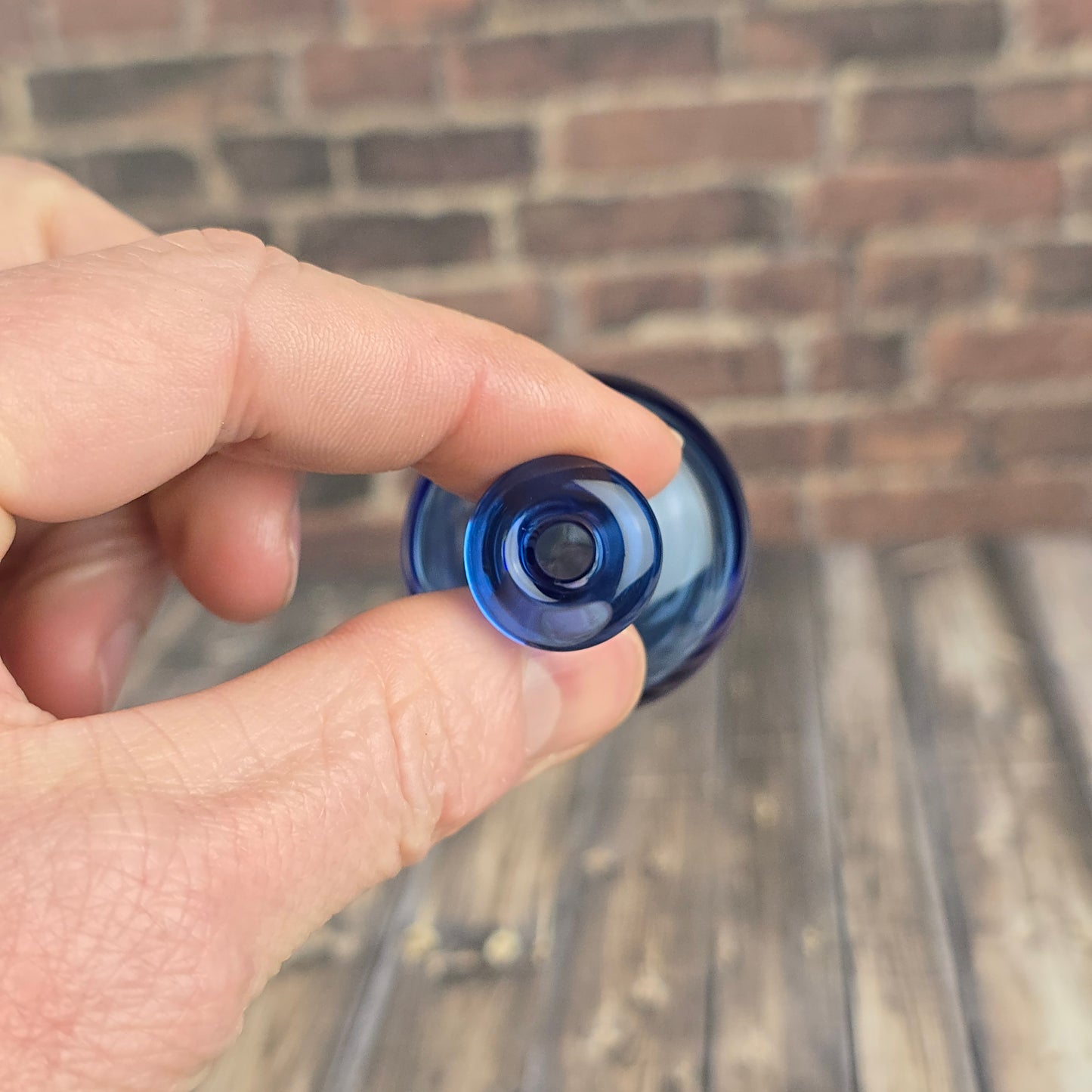 Tall Cobalt Whisker Vase #4