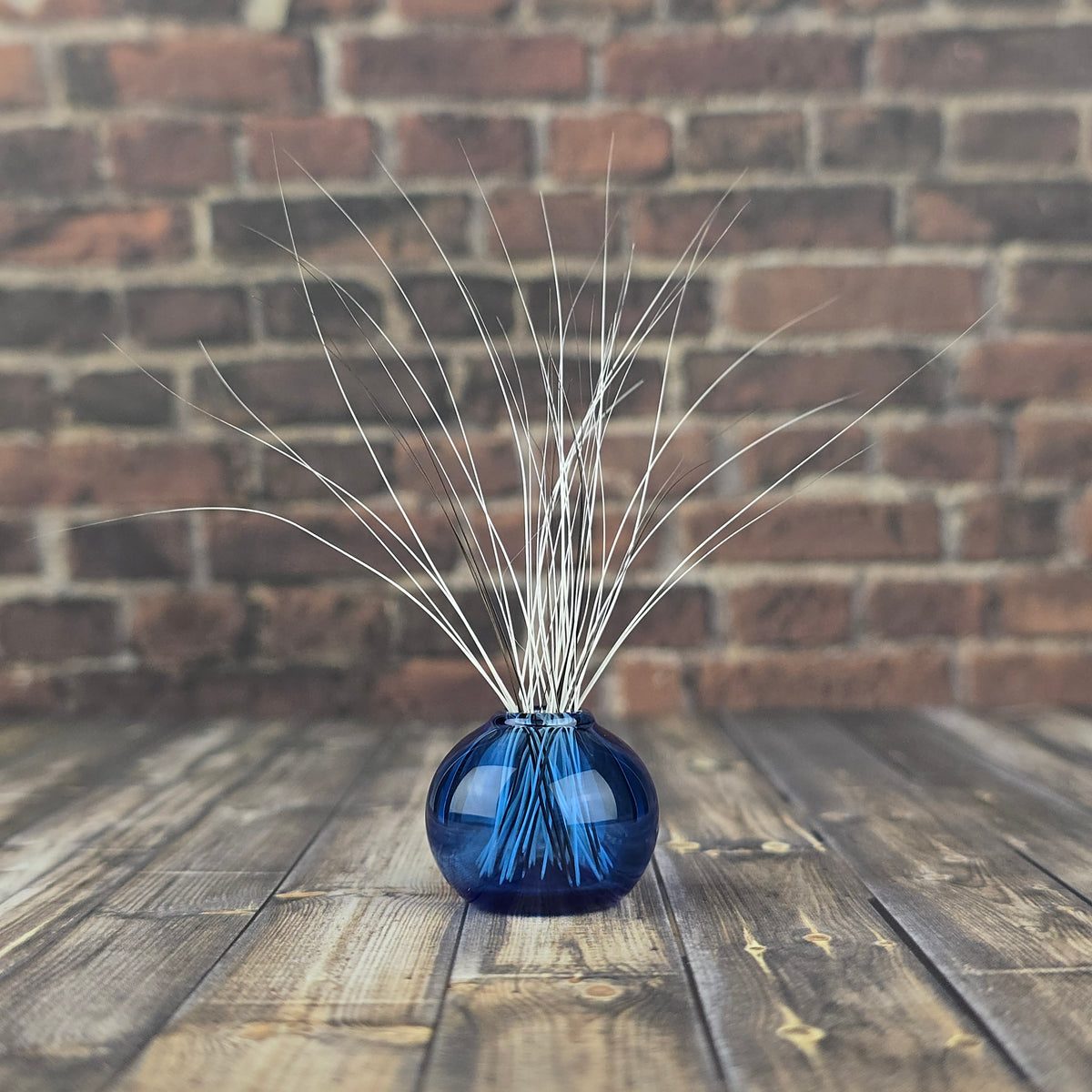 Mini Cobalt Whisker Vase #4