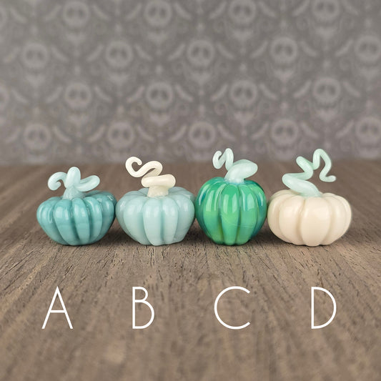 Pumpkin Trinkets: Greens & Off White
