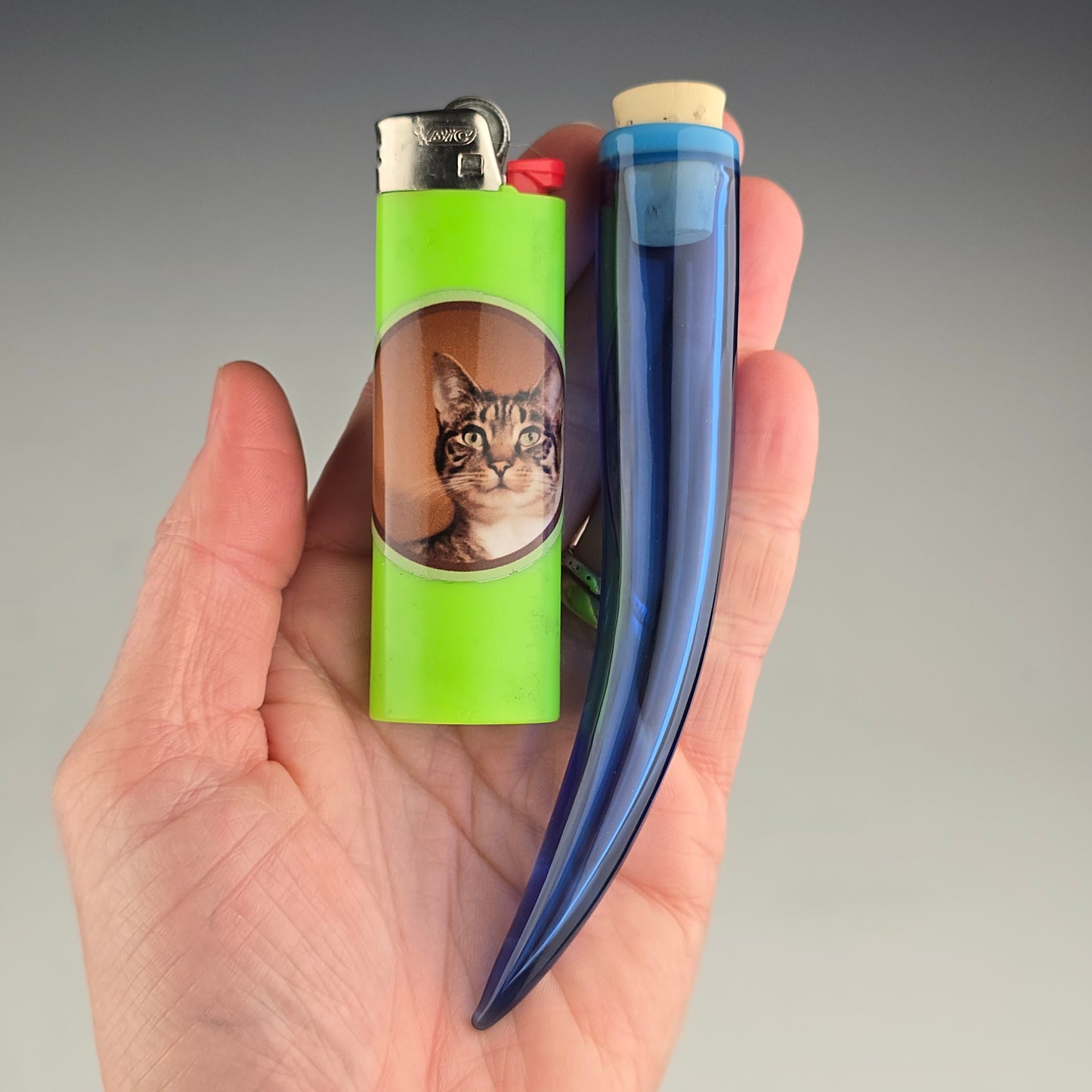 Siberia on Cobalt Whisker Keeper: 4"