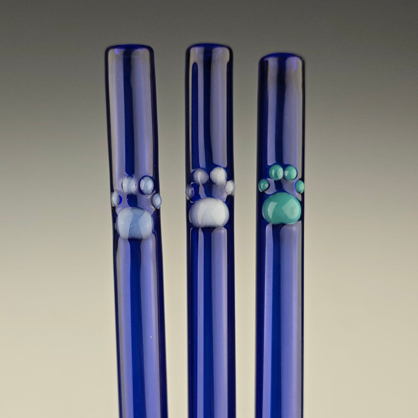 1 Paw Straw: PINT COBALT