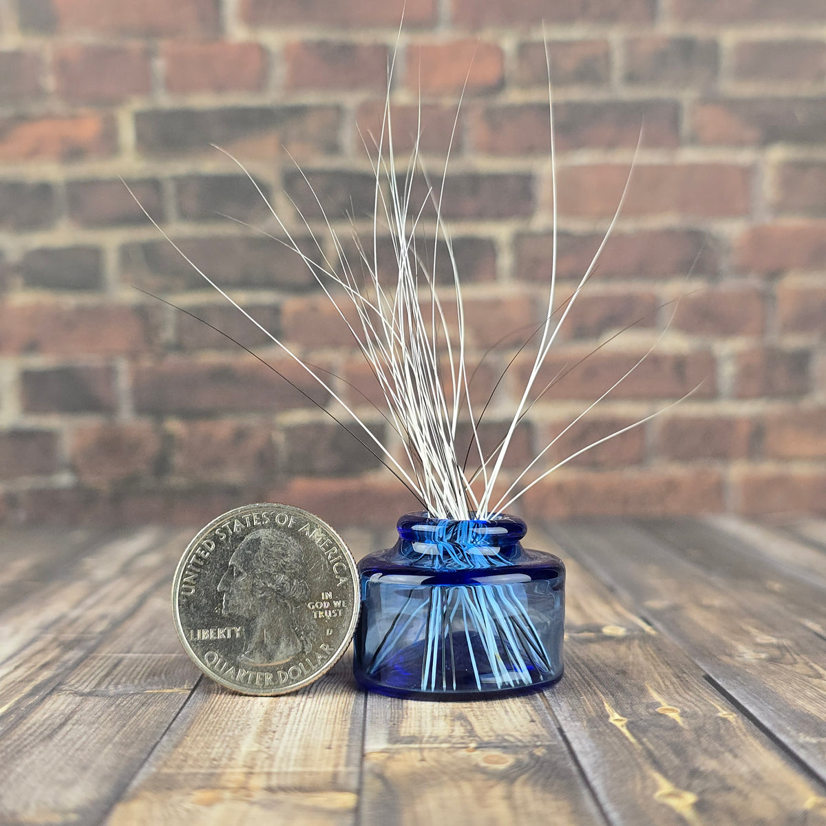 Cobalt Whisker Vase #7