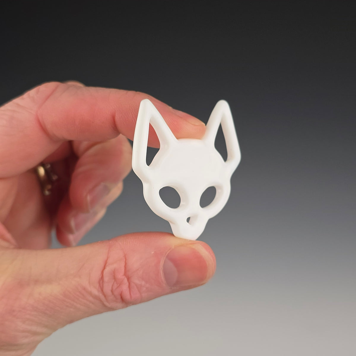 Skull Kitty Face: Large Ears