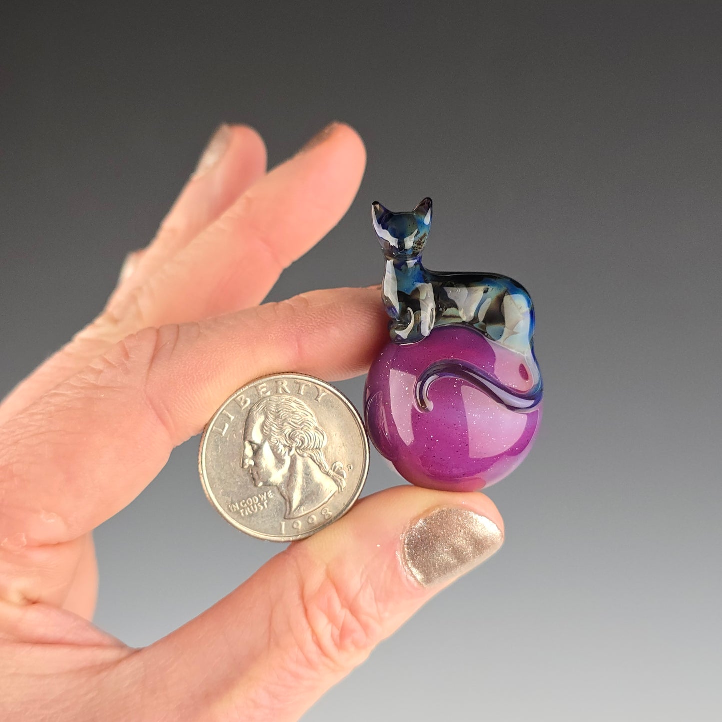 Telamagenta Stardust & Purple Sable Loaf 25mm
