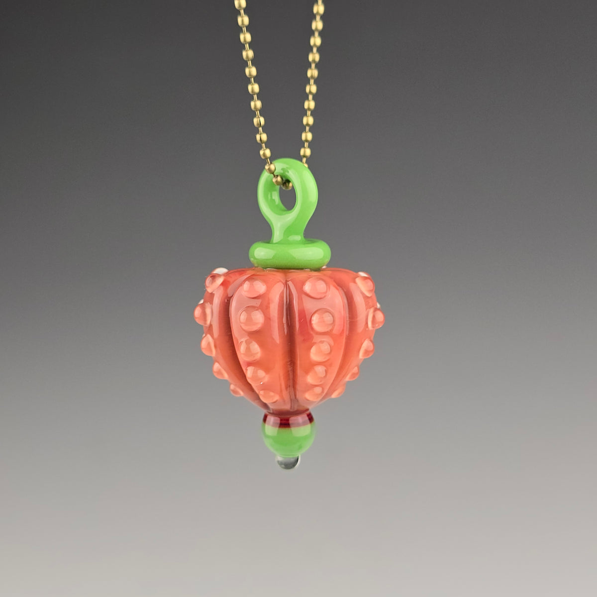 Green & Earthy Red Bauble