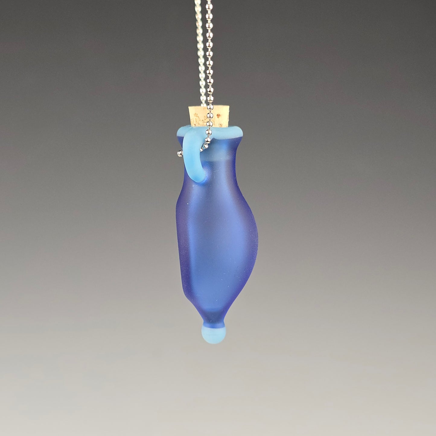 Frosted Cobalt Sibera Hanging Keeper