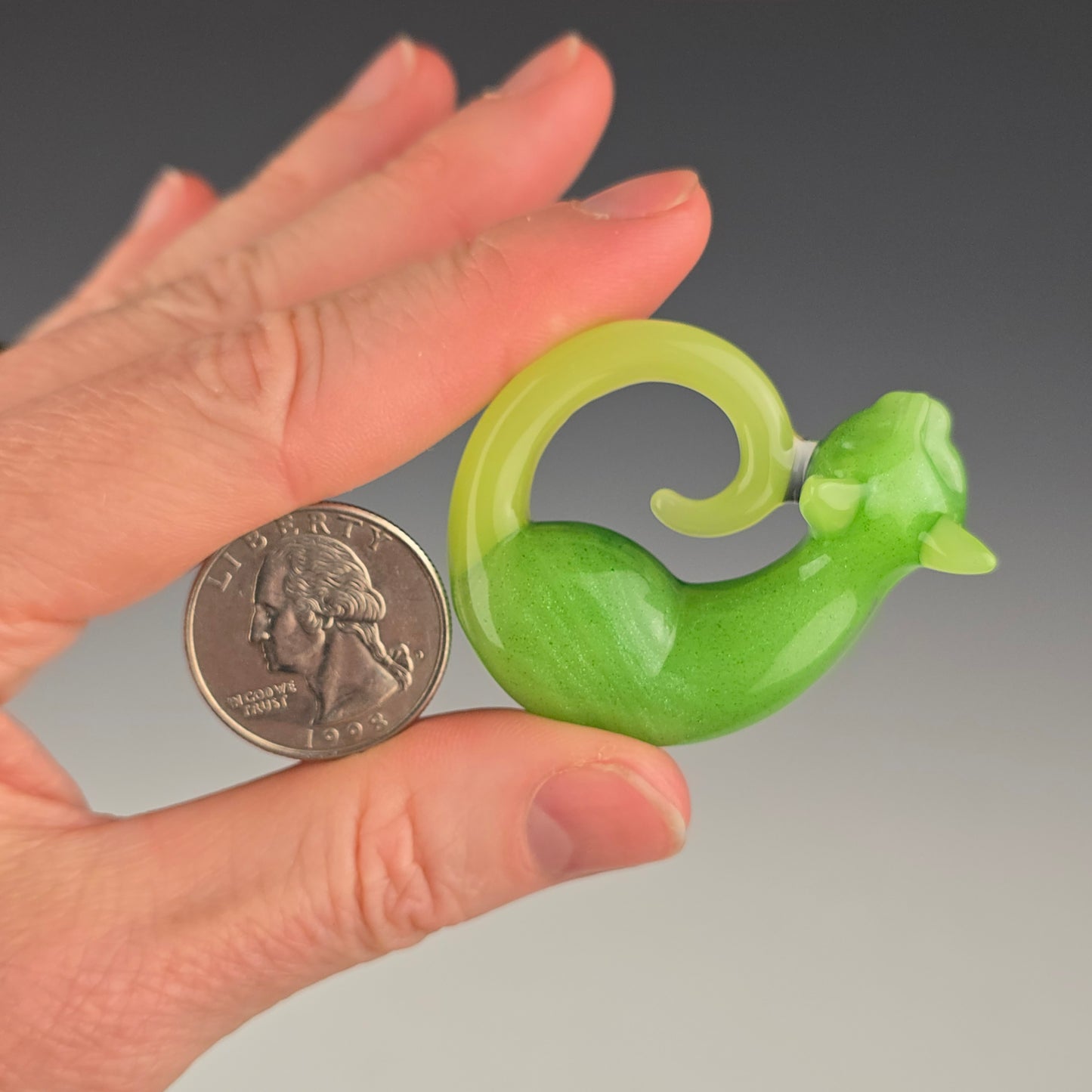 UV Green Sparkle Siamese: regular