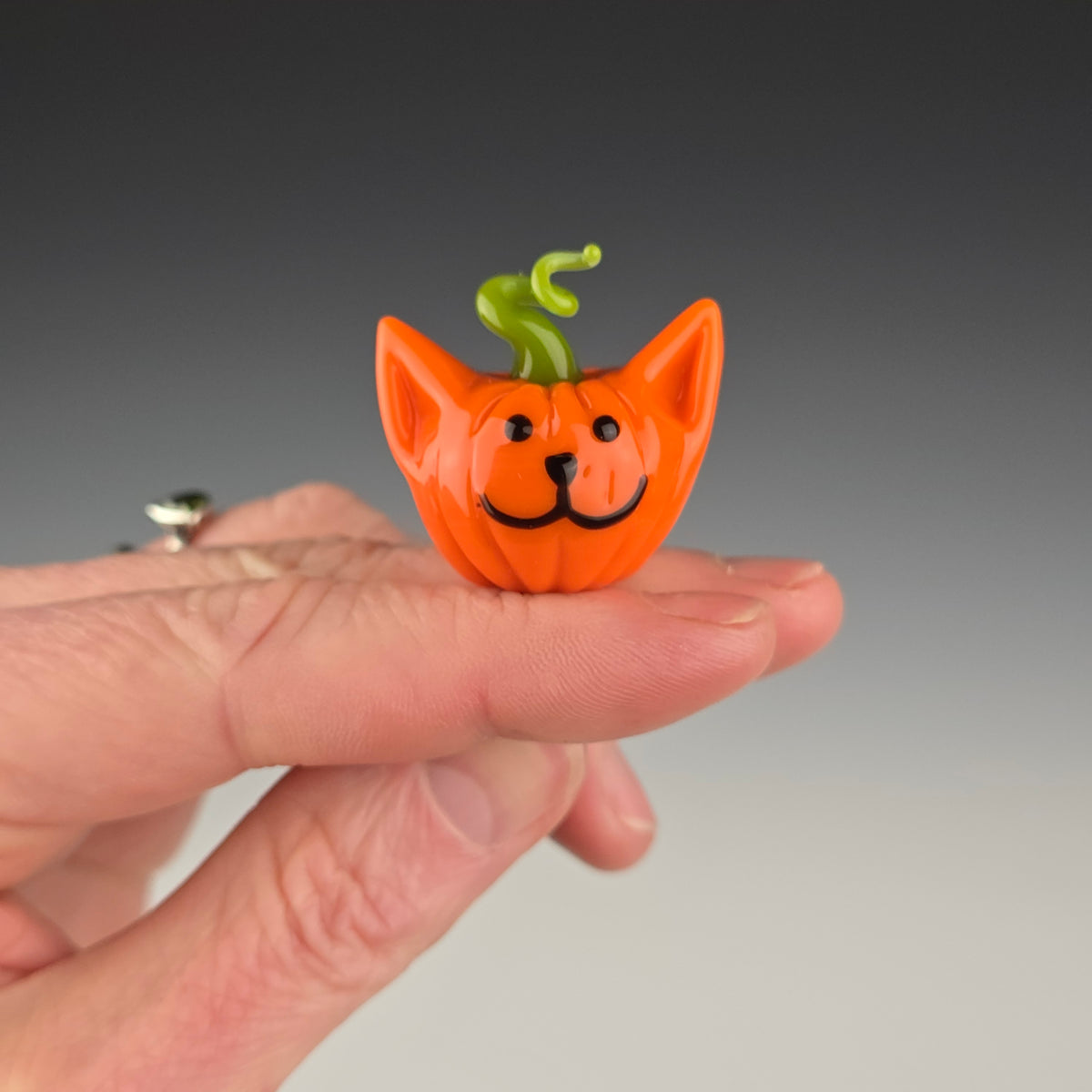 Lava Pumpkin Kitty Face #2