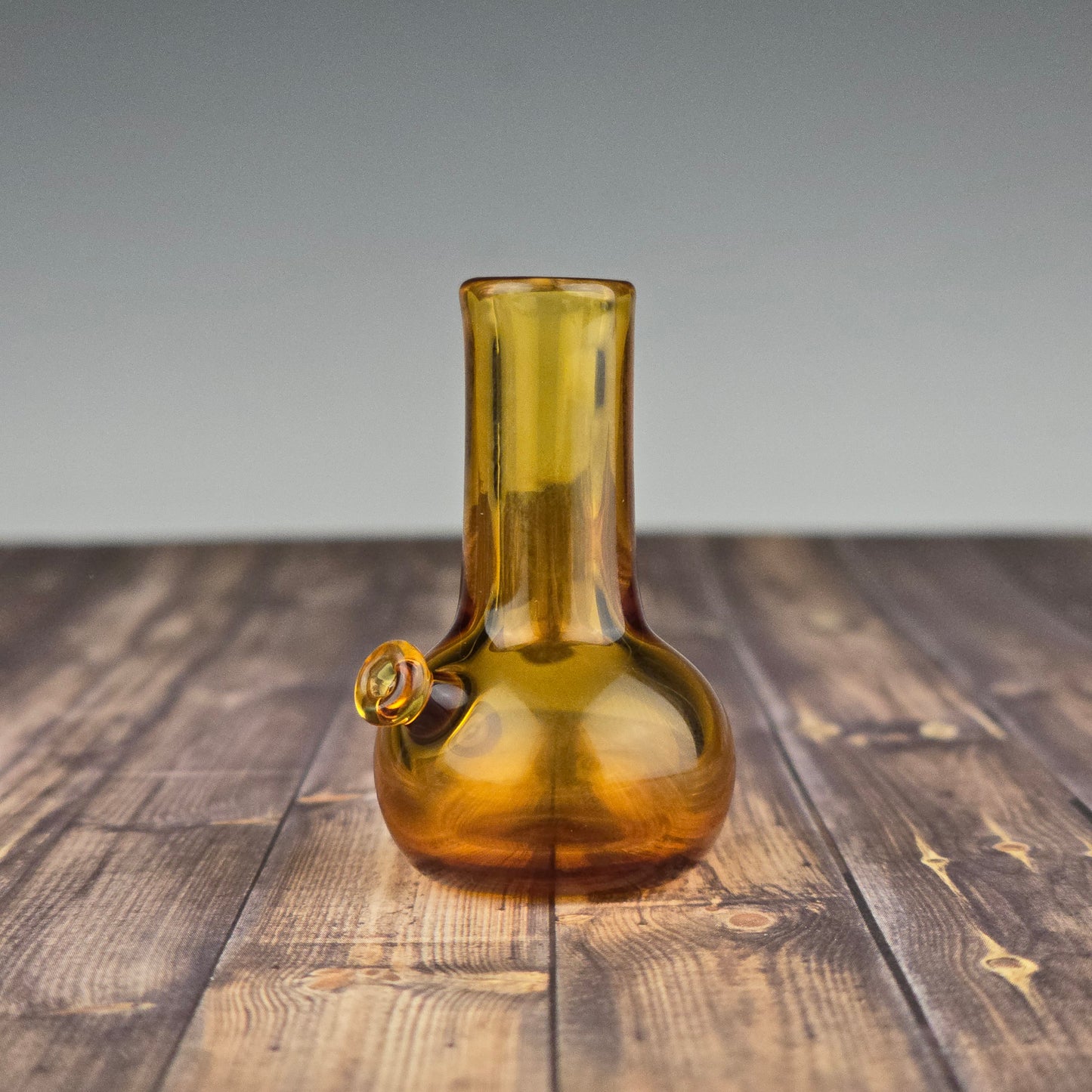 Amber Mini Tube Whisker Vase