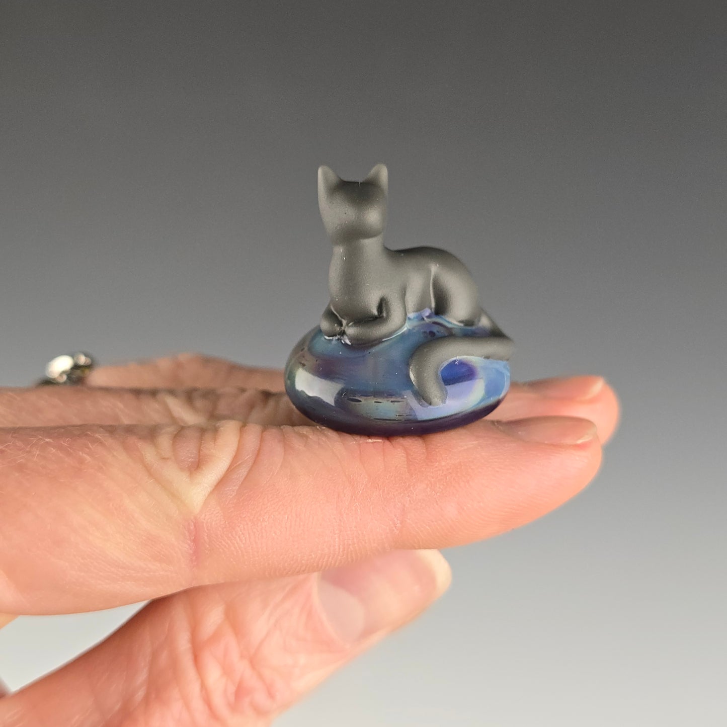 Russian Blue Statuette