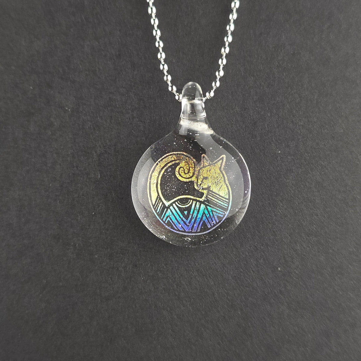 Rainbow Dichro Aztec Kitty: UV Lucy