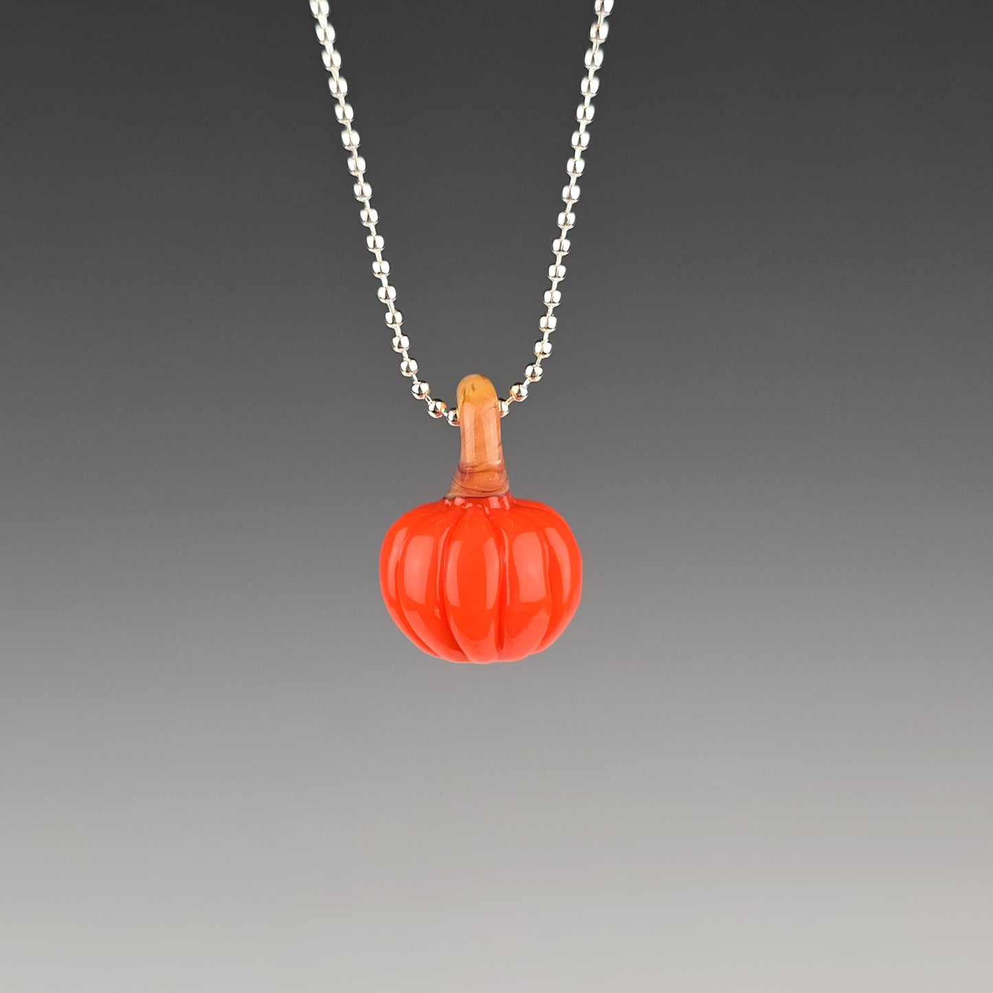 Pendant: Lava with Tan Stem